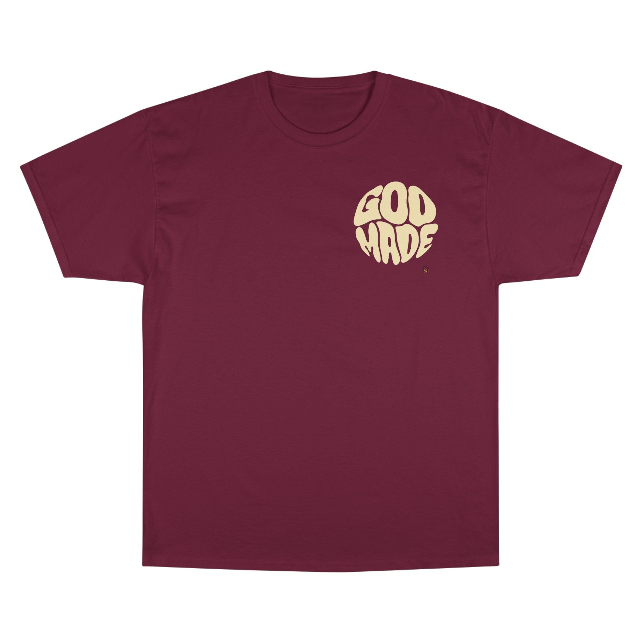 God Made Champion T-Shirt, Casual Wear, Gift for Believers, Inspirational Tee, Everyday Comfort