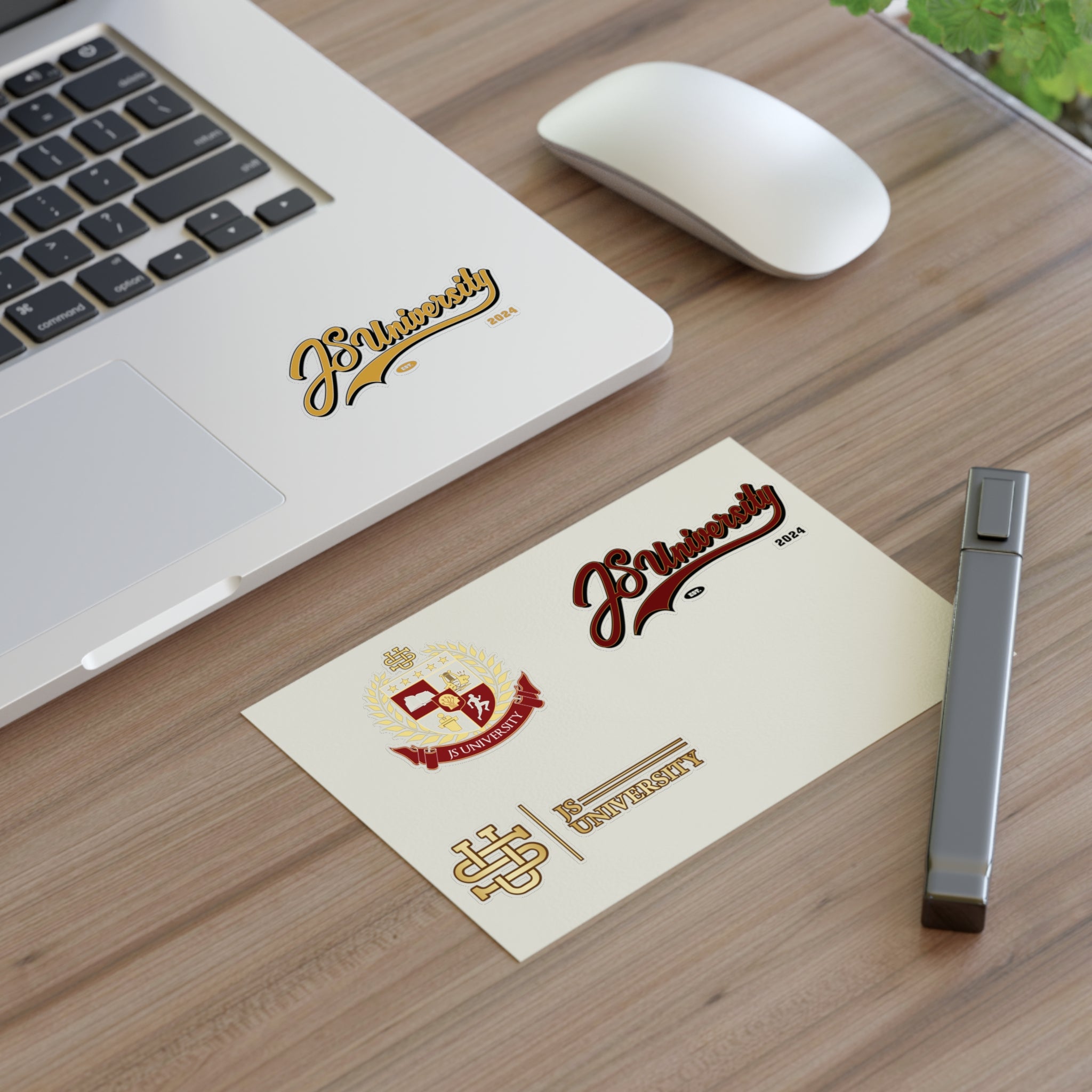 JS University Sticker Sheets - College Spirit Stickers for Students & Alumni
