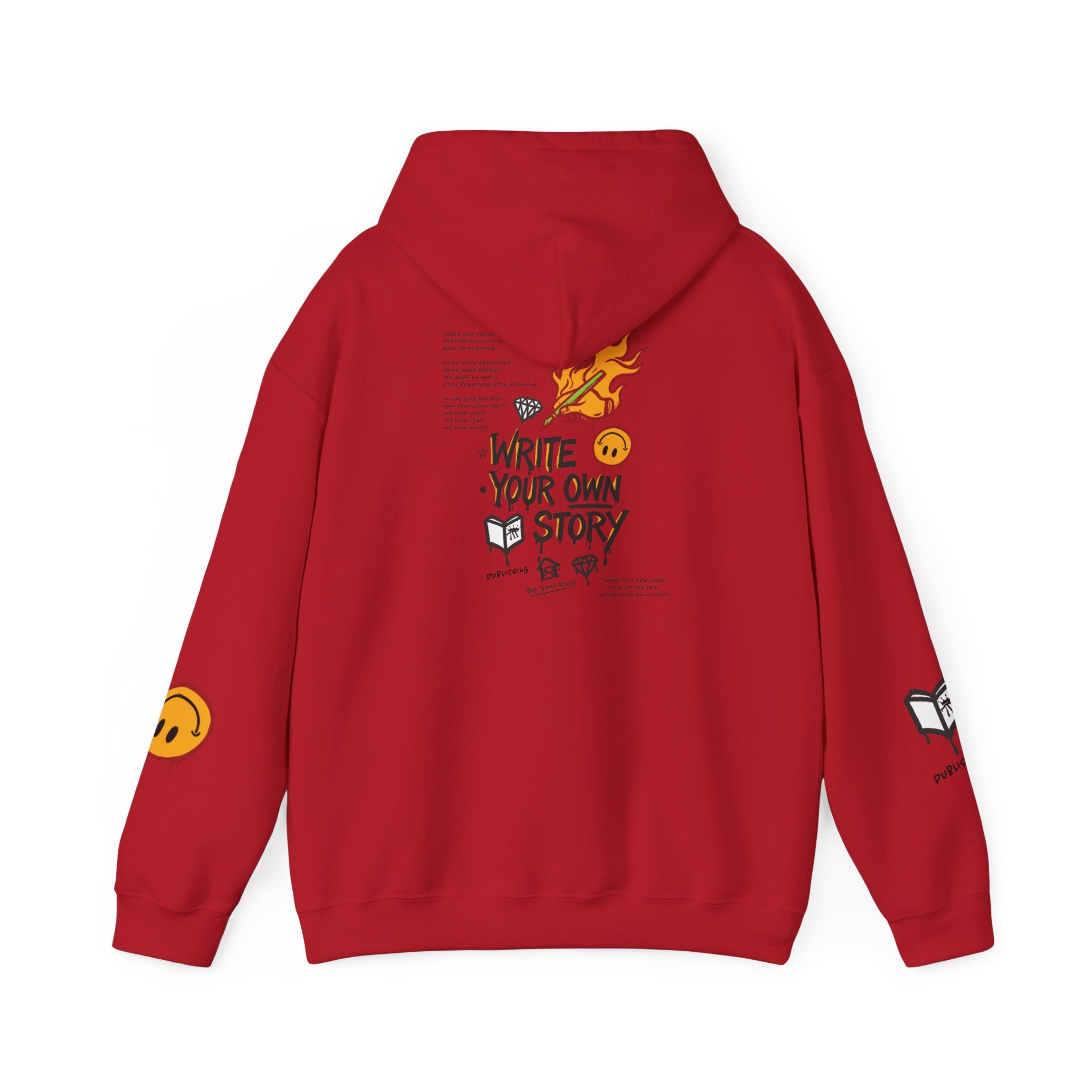 Hoodie — "Write Your Own Story" Inspirational Graphic Hoodie