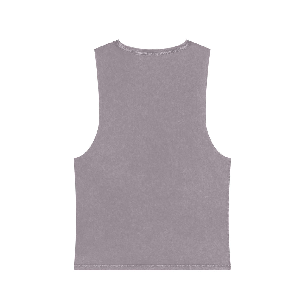 Unisex Stonewash Tank Top - Angelic 'Master' Graphic Tee for Casual Comfort
