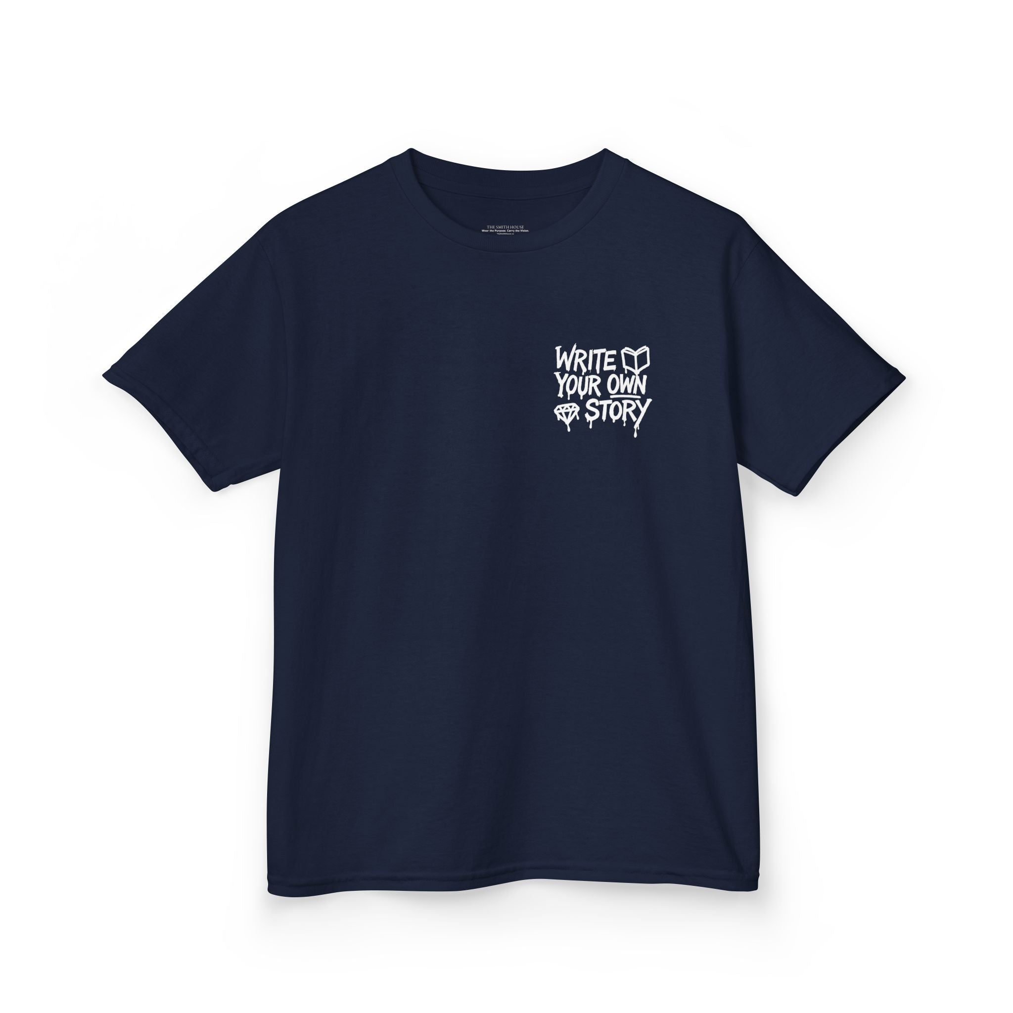 Empowering Kids Tee — "Write Your Own Story" Motivational Graphic T-Shirt