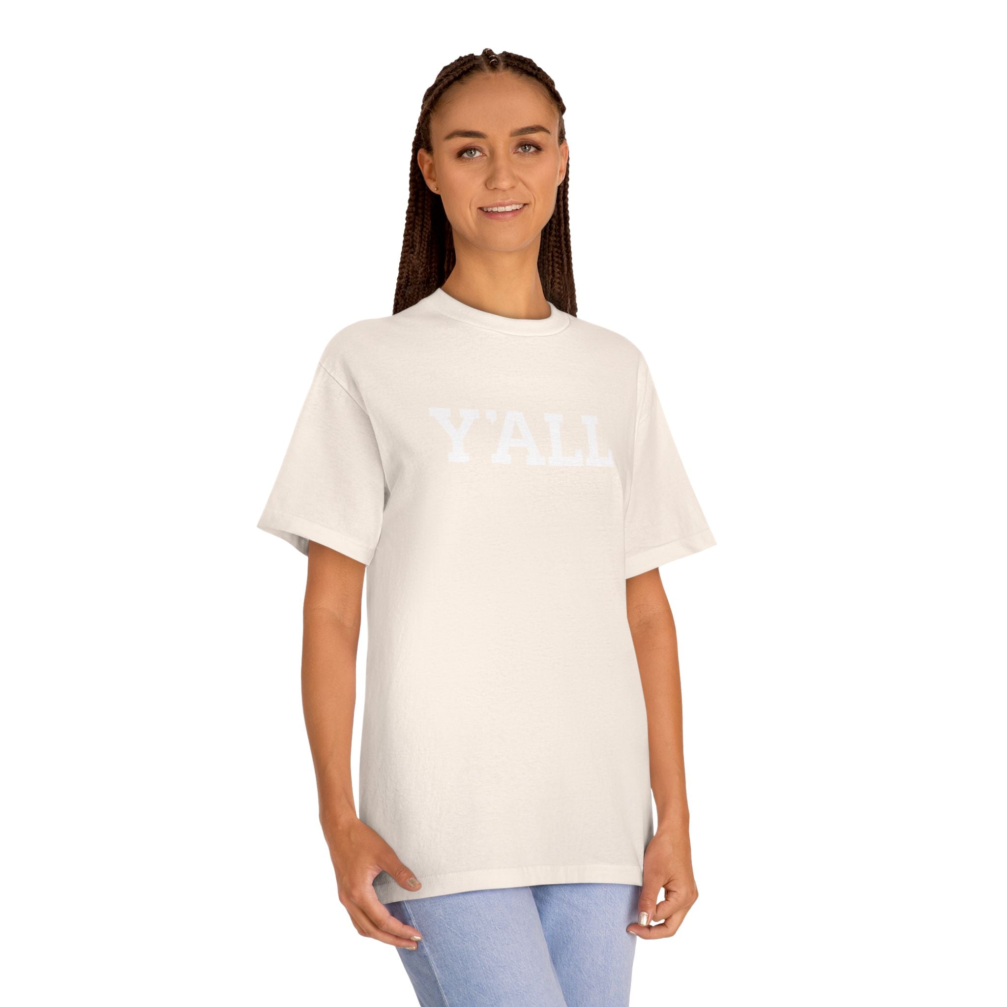Classic White Tee — Minimal Micro Logo Cotton T-Shirt
