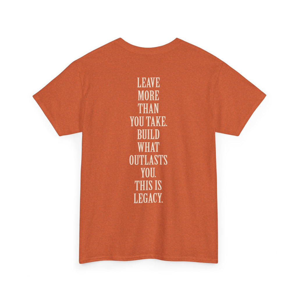 Legacy Graphic Tee — "Legacy" Arch Print Inspirational Cotton Shirt