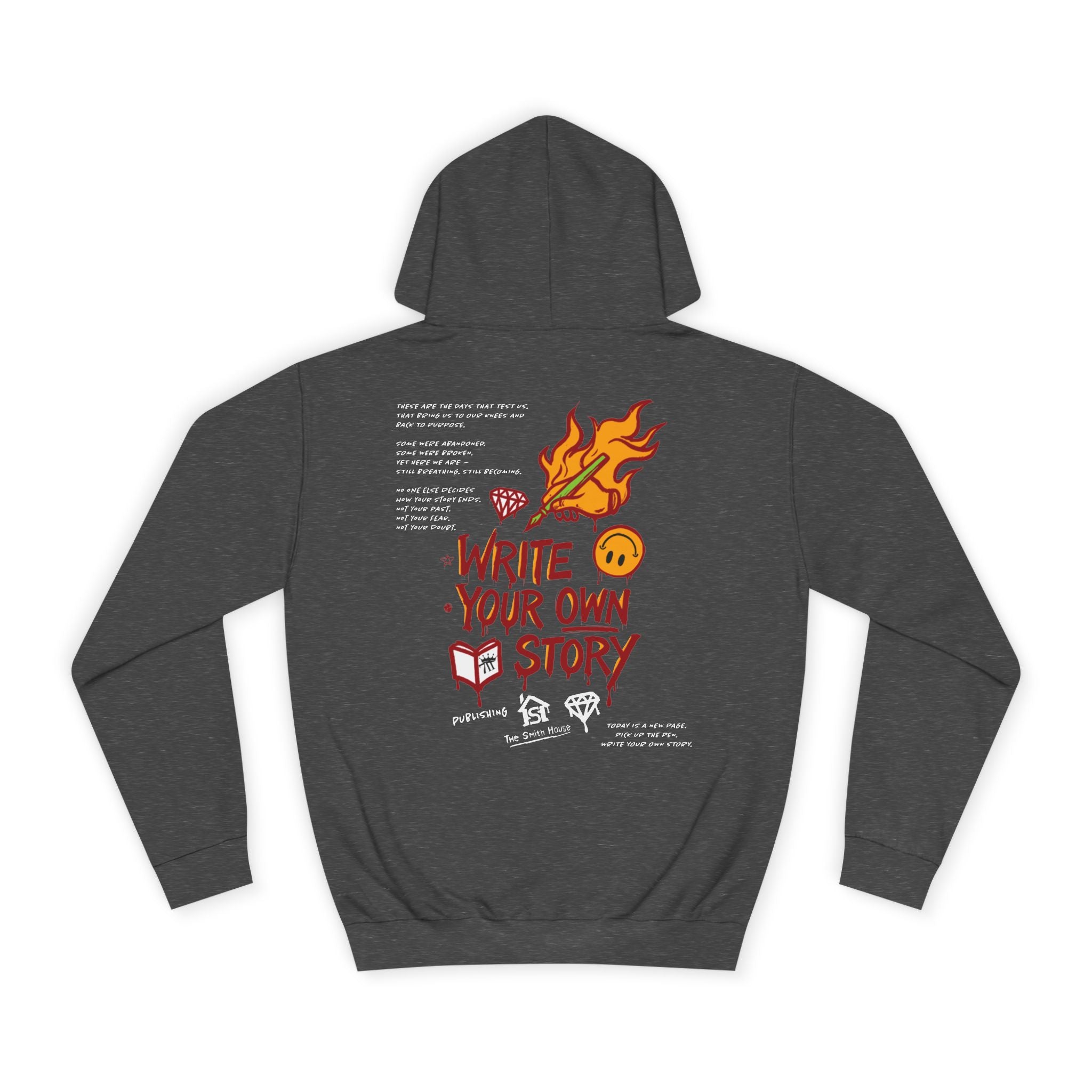 Write Your Own Story Hoodie, Unisex College Hoodie, Inspirational Sweatshirt, Campus Style, Gift for Students