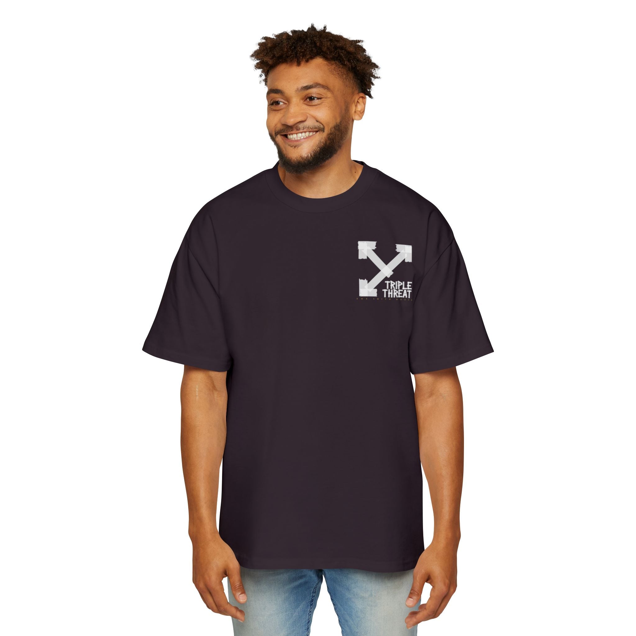 Men's Heavy Oversized Tee - Casual Graphic Tee, Streetwear Style Shirt, Trendy Everyday Wear, Gift for Him, Cool Summer Tee