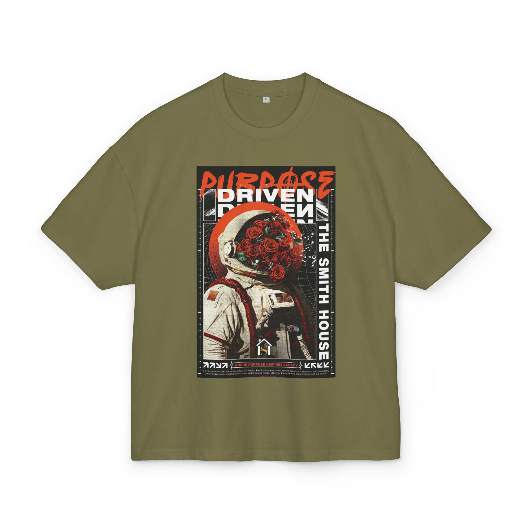 Purpose Driven Astronaut Box Tee - Unisex Heavy Cotton Shirt