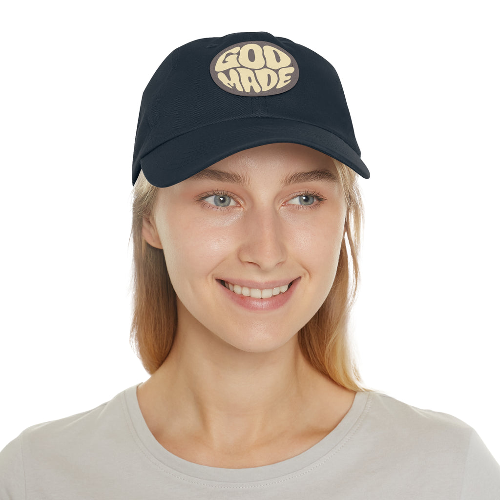 God Made Leather Patch Dad Hat, Casual Cap for Everyday Wear, Perfect Gift for Dads and Nature Lovers, Summer Accessory, Adjustable [...]