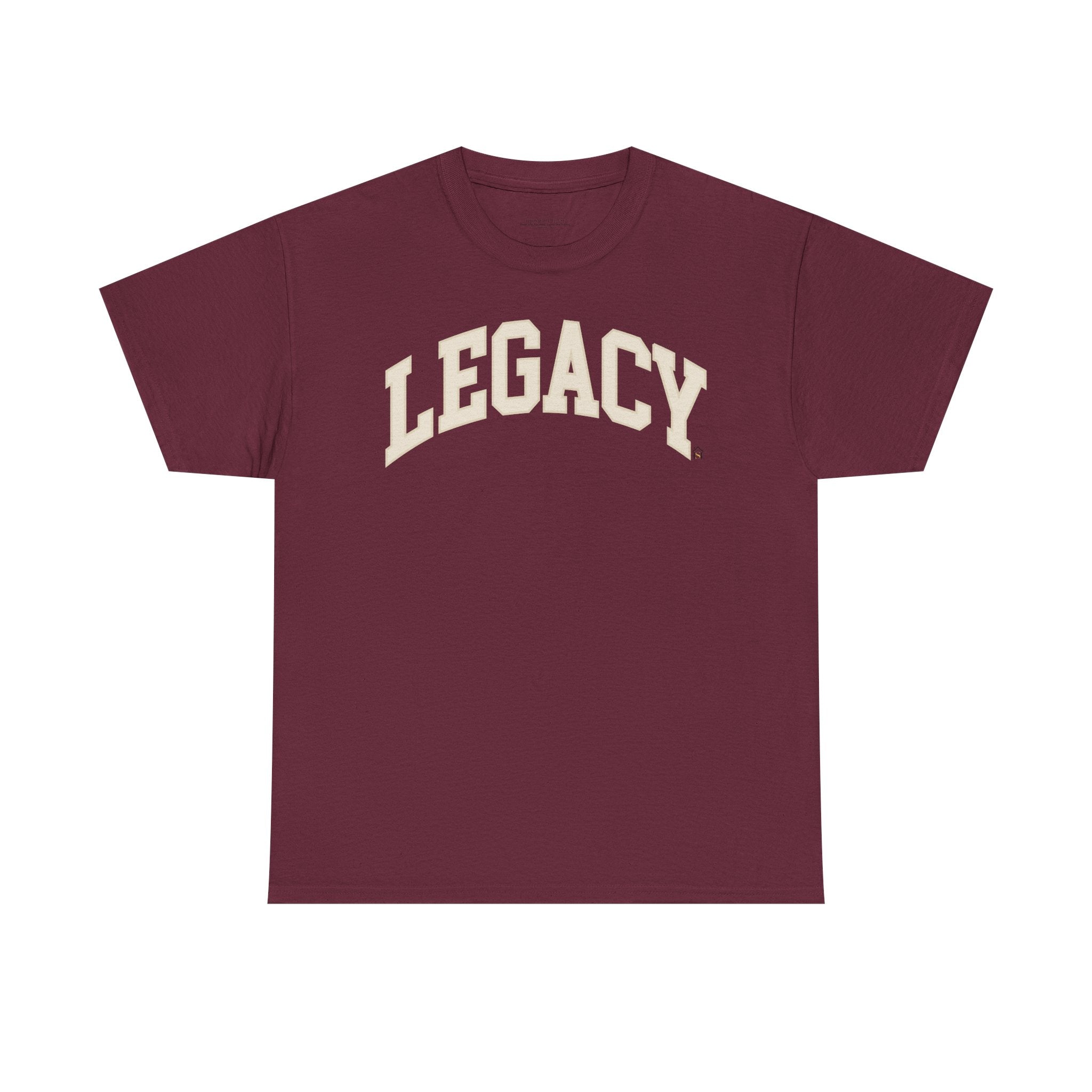 Legacy Graphic Tee — "Legacy" Arch Print Inspirational Cotton Shirt