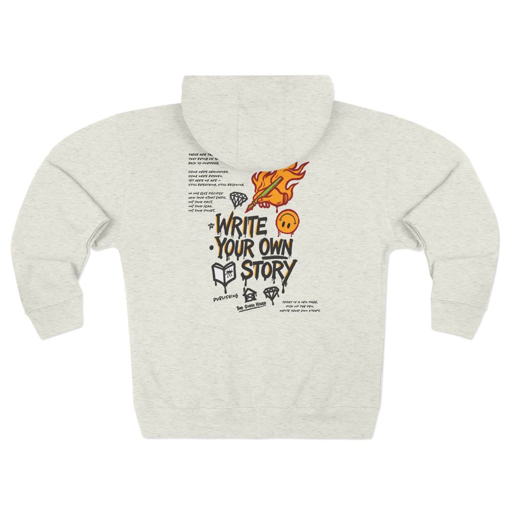 Inspirational Zip Hoodie - Write Your Own Story