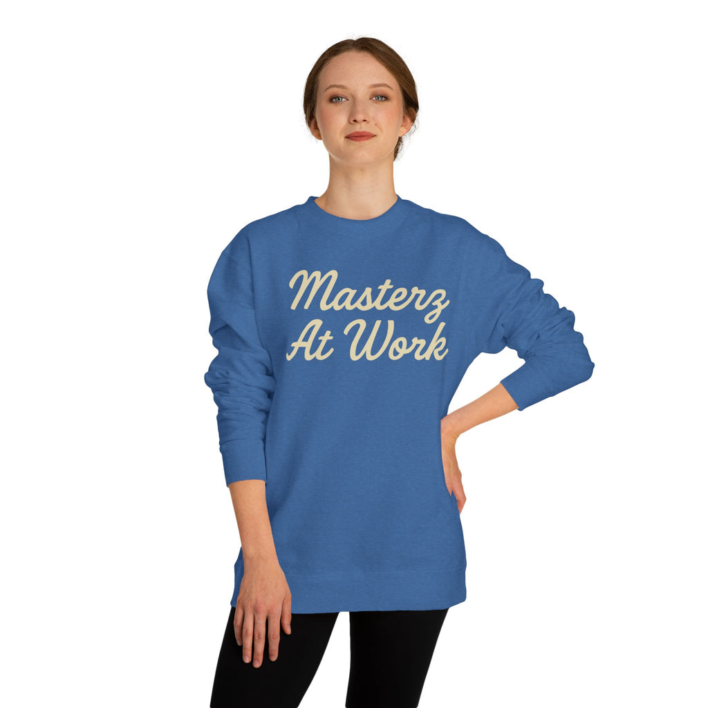 Practice Practice Practice! Crewneck Sweatshirt — "Masterz At Work" Motivational Musician Sweatshirt
