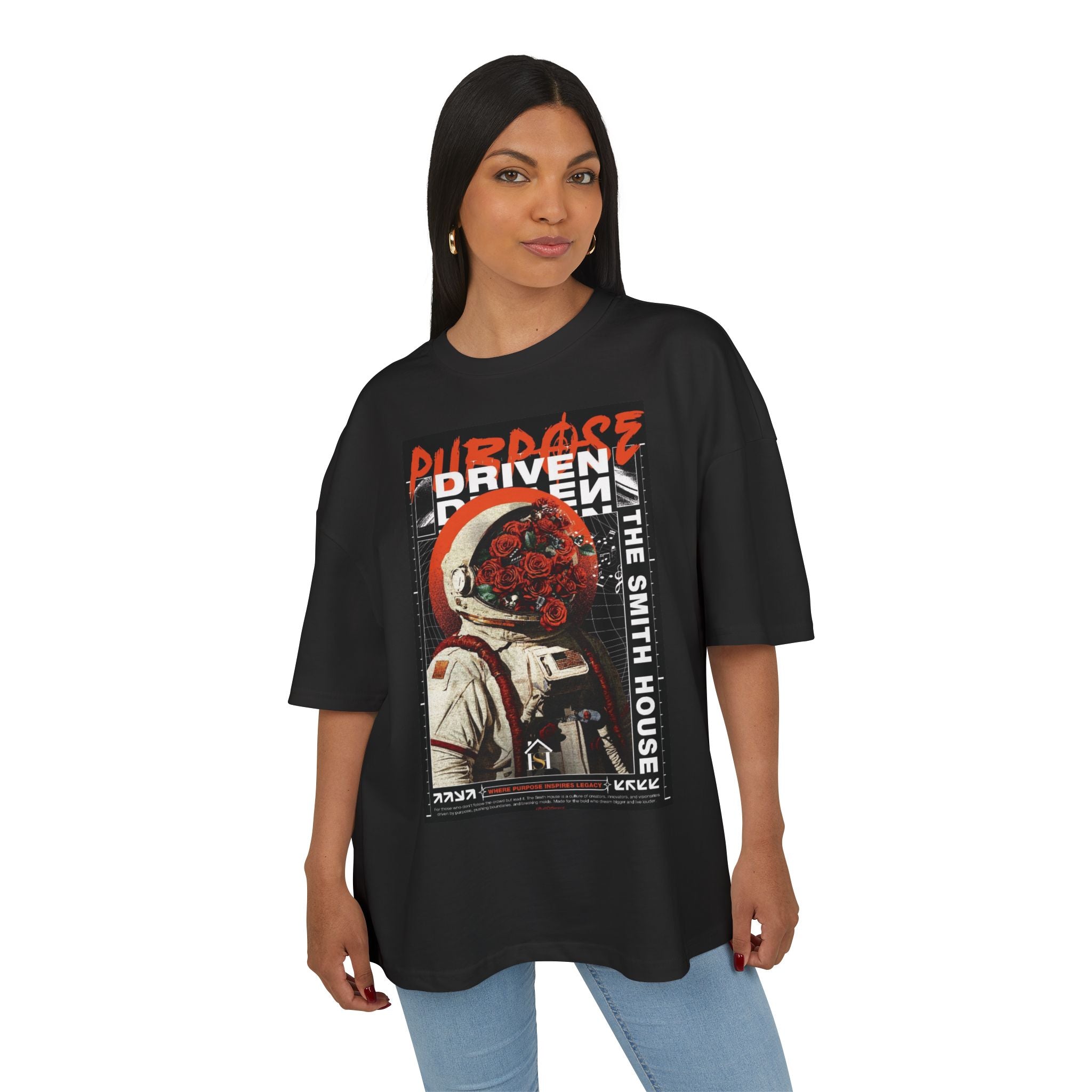 Purpose Driven Astronaut Box Tee - Unisex Heavy Cotton Shirt