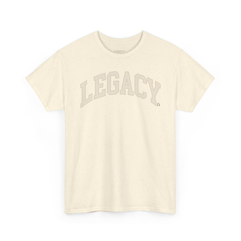 Legacy Graphic Tee — "Legacy" Arch Print Inspirational Cotton Shirt