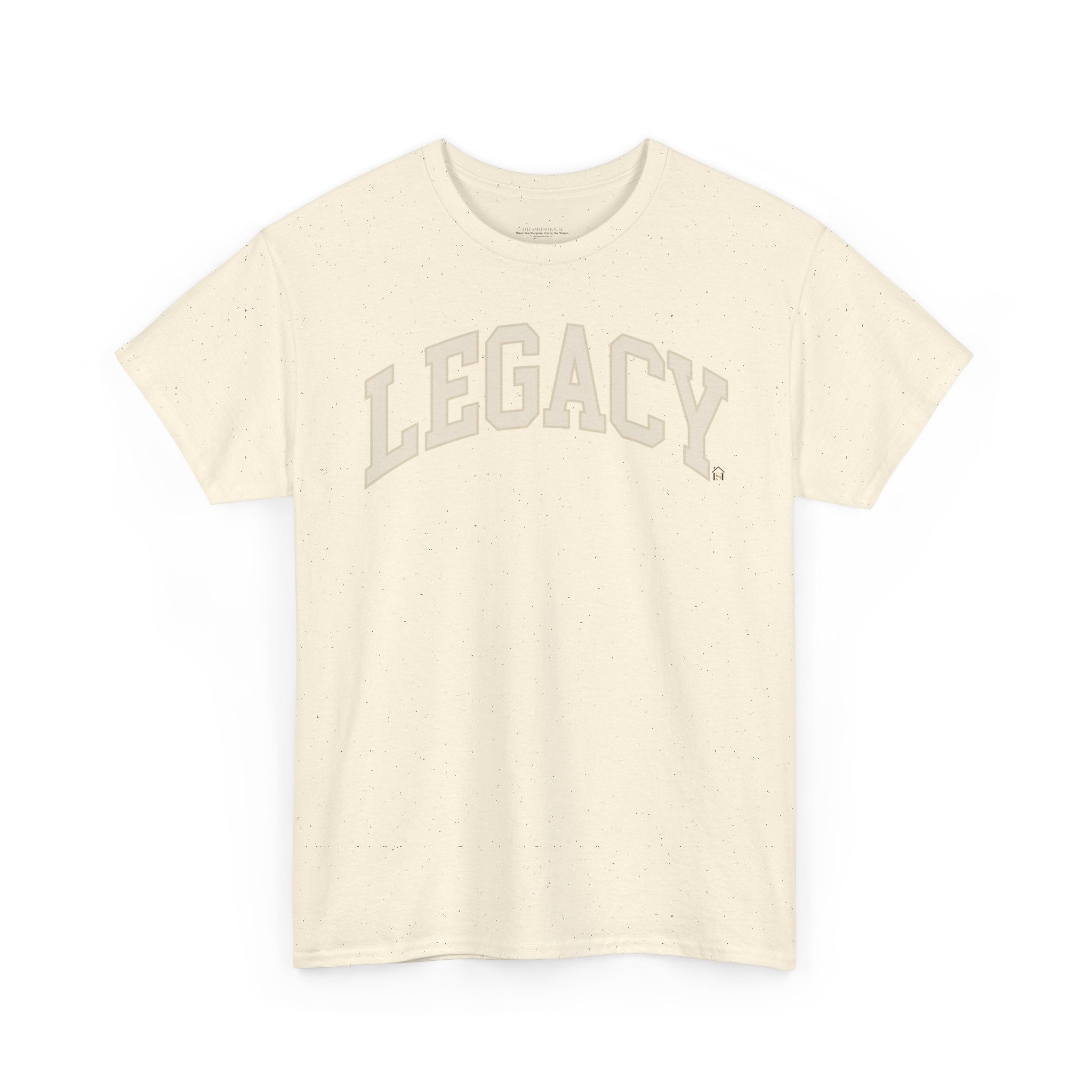 Legacy Graphic Tee — "Legacy" Arch Print Inspirational Cotton Shirt