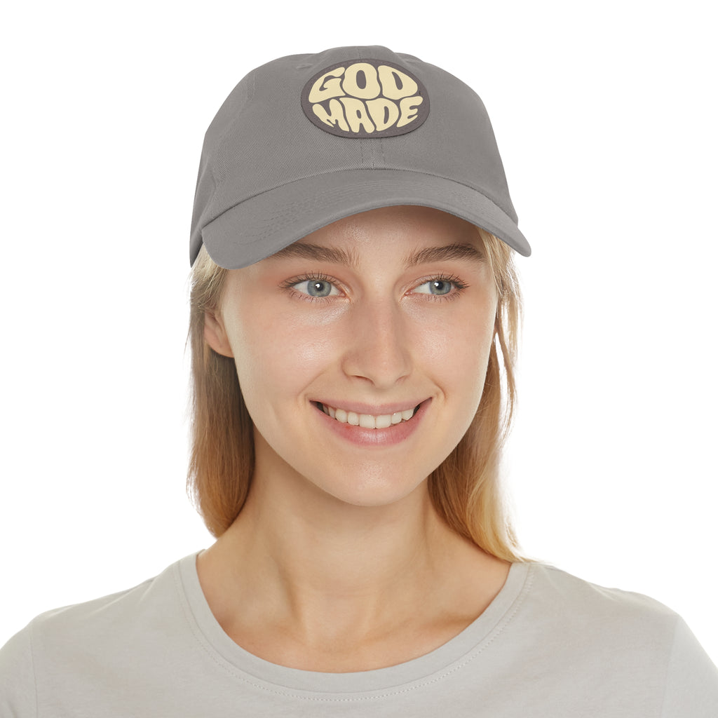 God Made Leather Patch Dad Hat, Casual Cap for Everyday Wear, Perfect Gift for Dads and Nature Lovers, Summer Accessory, Adjustable [...]