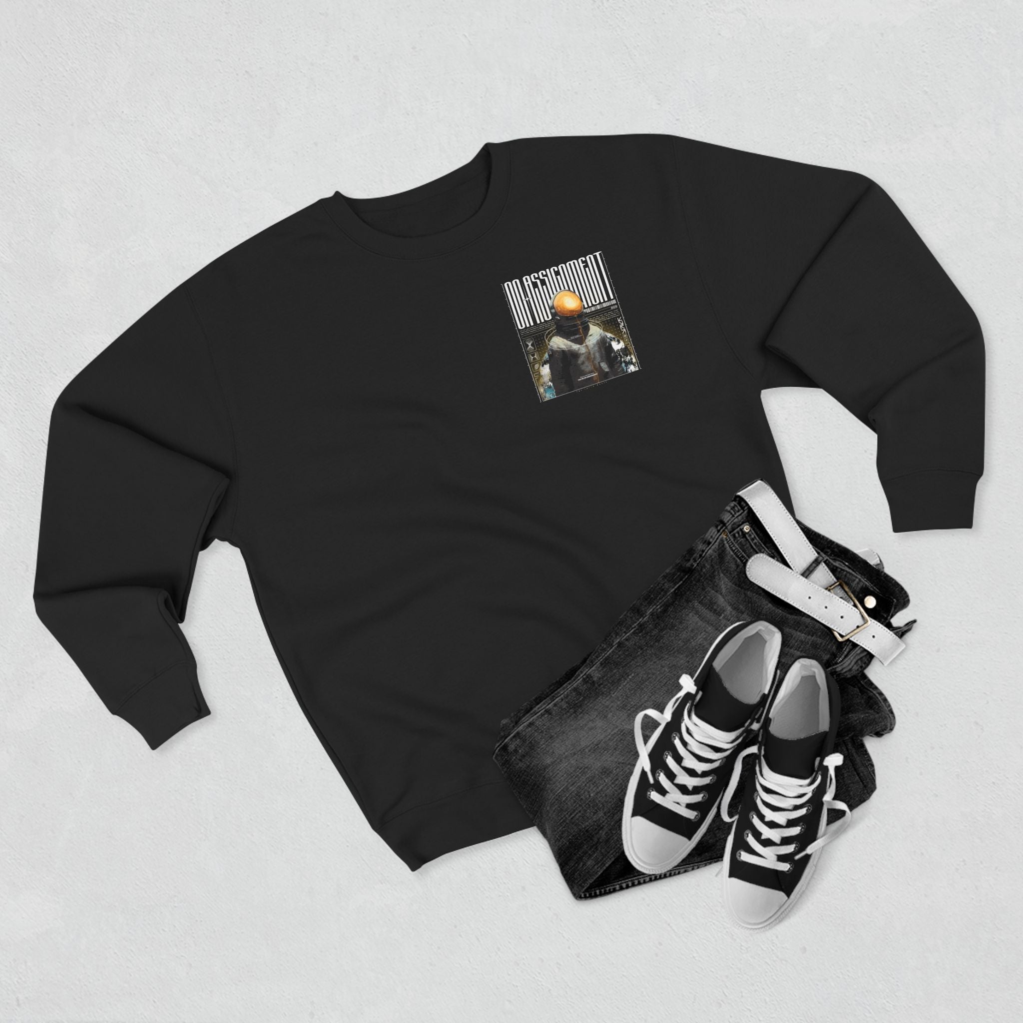Futuristic Graphic Unisex Crewneck Sweatshirt - Cozy Streetwear, Gift for Tech Lovers, Statement Piece, Perfect for Casual Outings, [...]