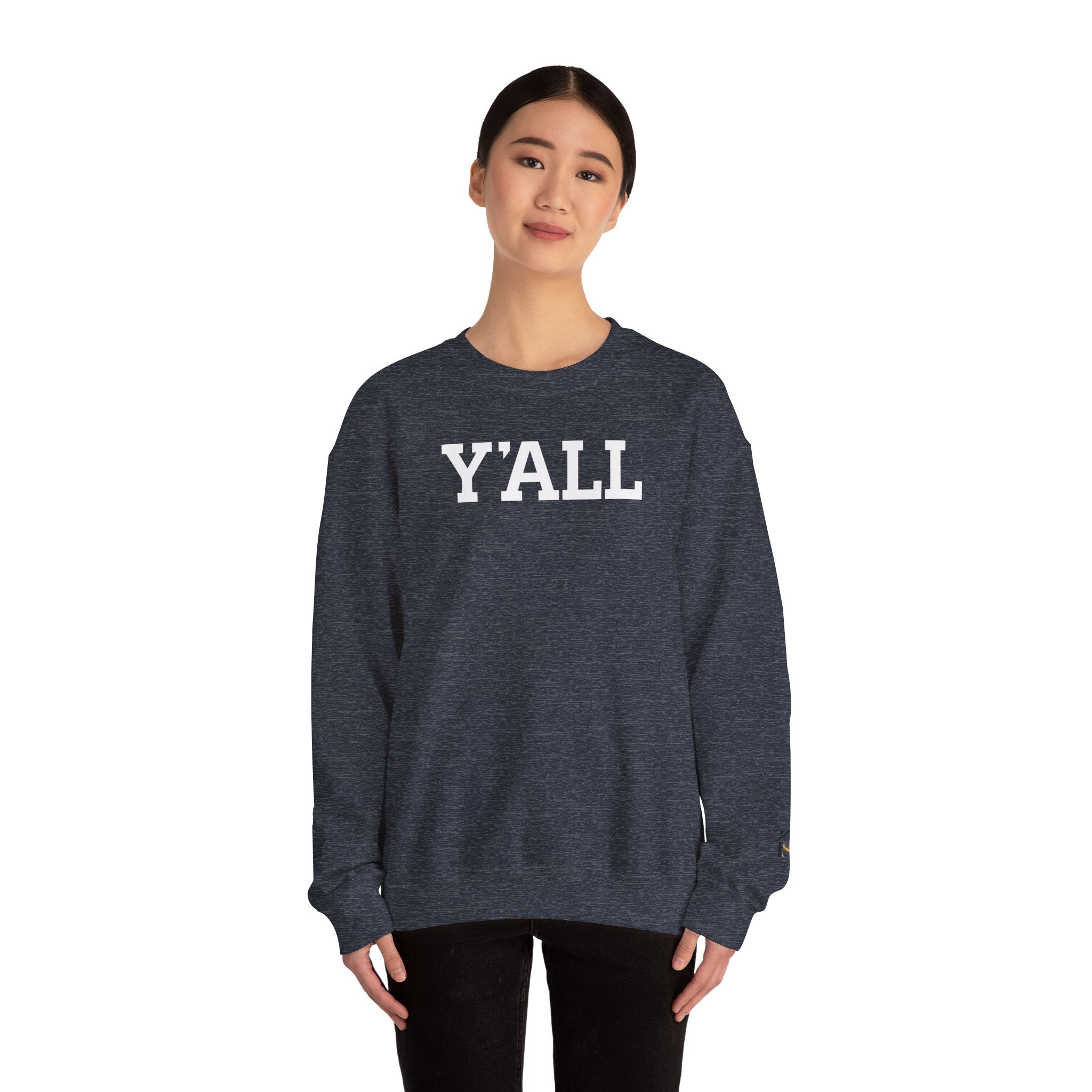 Y'ALL Crewneck Sweatshirt - Cozy Southern Collegiate Pullover