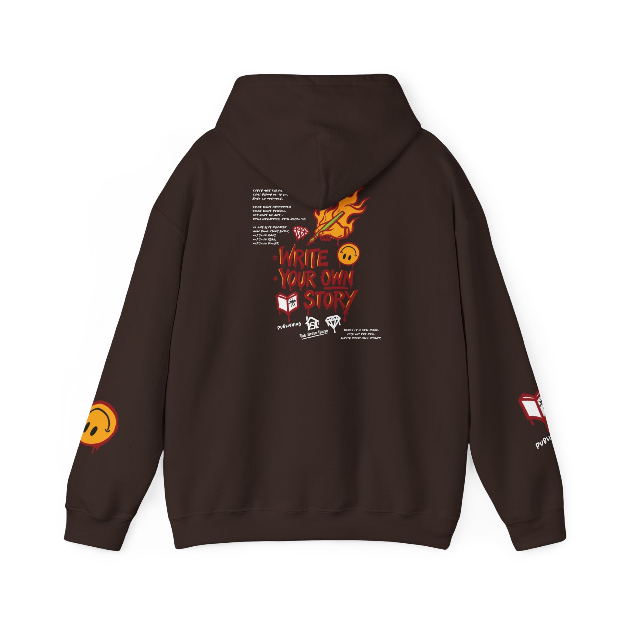 Hoodie — "Write Your Own Story" Inspirational Graphic Hoodie