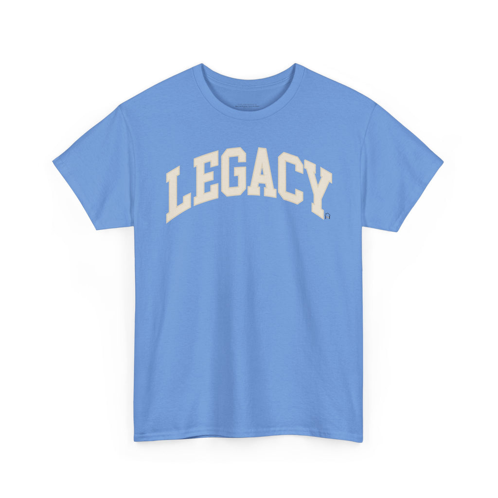 Legacy Graphic Tee — "Legacy" Arch Print Inspirational Cotton Shirt