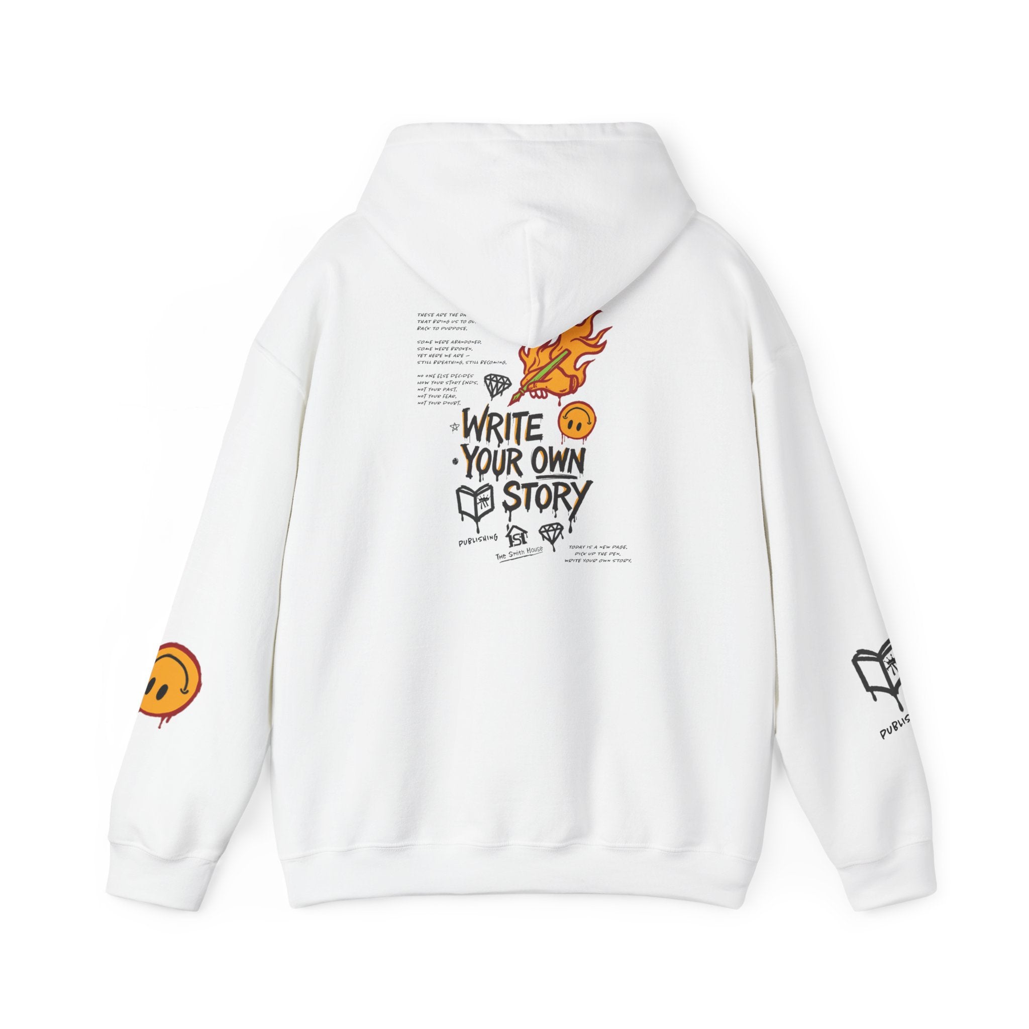 Hoodie — "Write Your Own Story" Inspirational Graphic Hoodie
