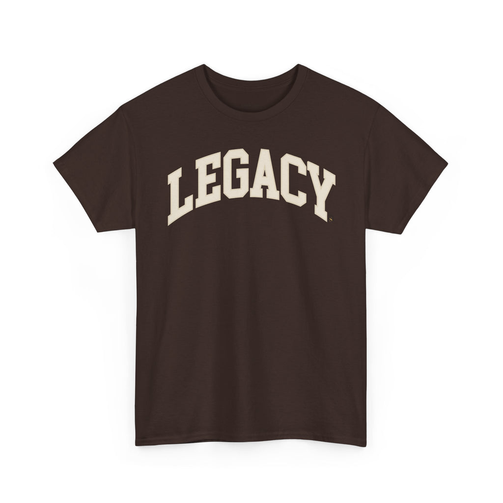 Legacy Graphic Tee — "Legacy" Arch Print Inspirational Cotton Shirt