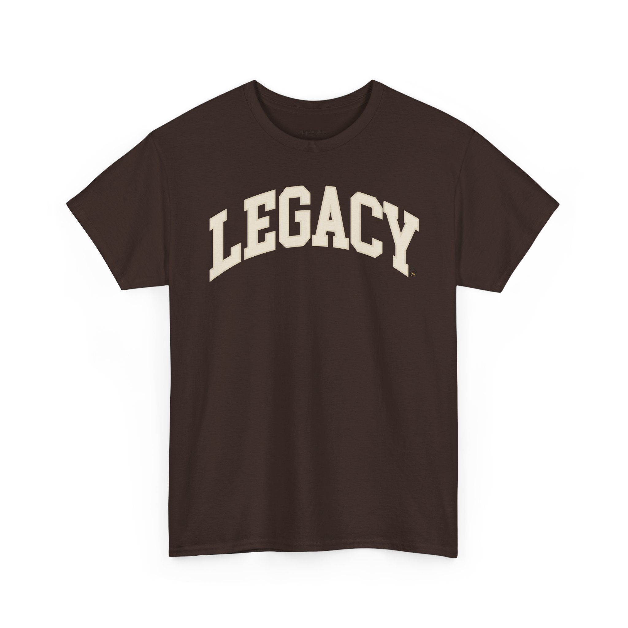 Legacy Graphic Tee — "Legacy" Arch Print Inspirational Cotton Shirt