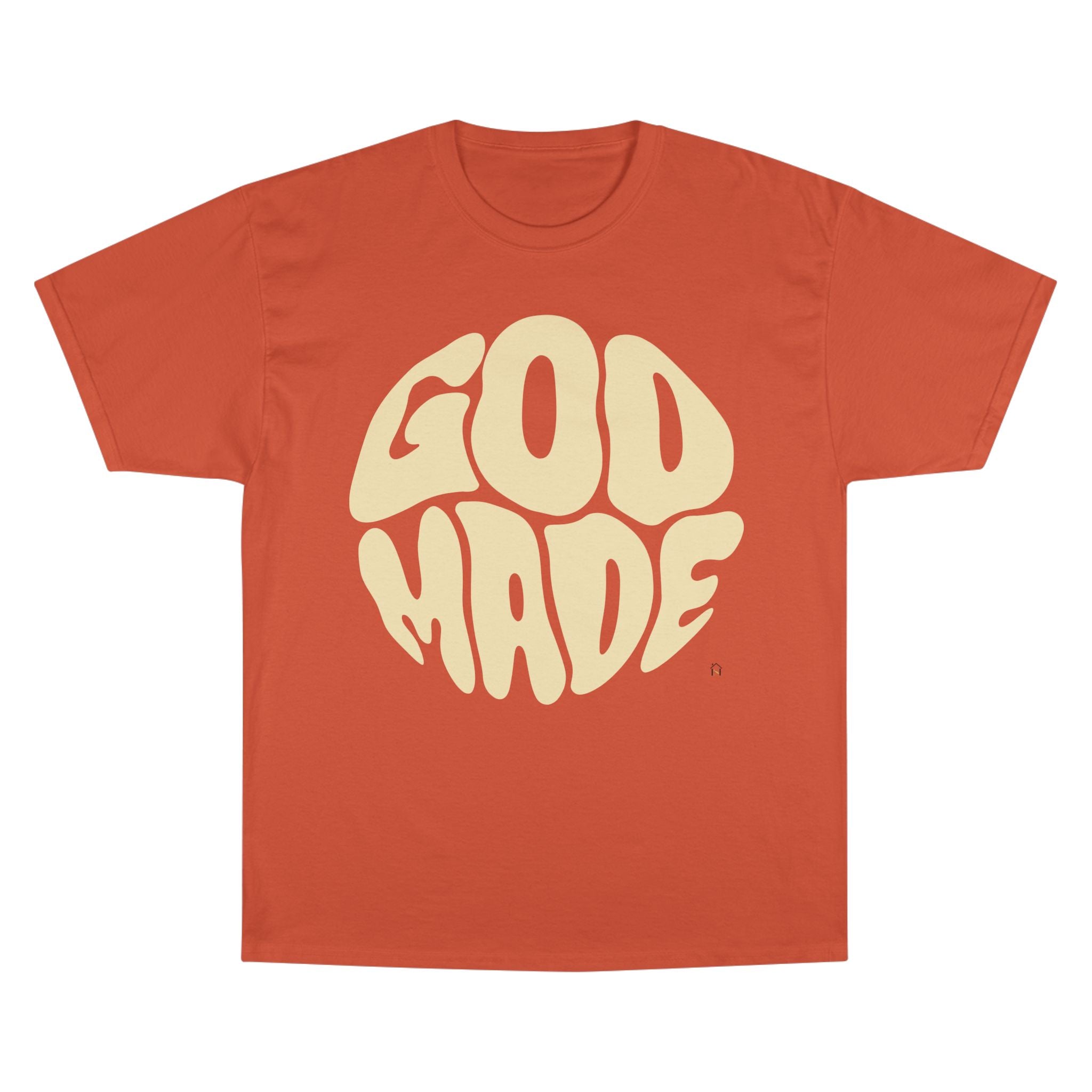 God Made Champion T-Shirt, Casual Wear, Gift for Believers, Inspirational Tee, Everyday Comfort