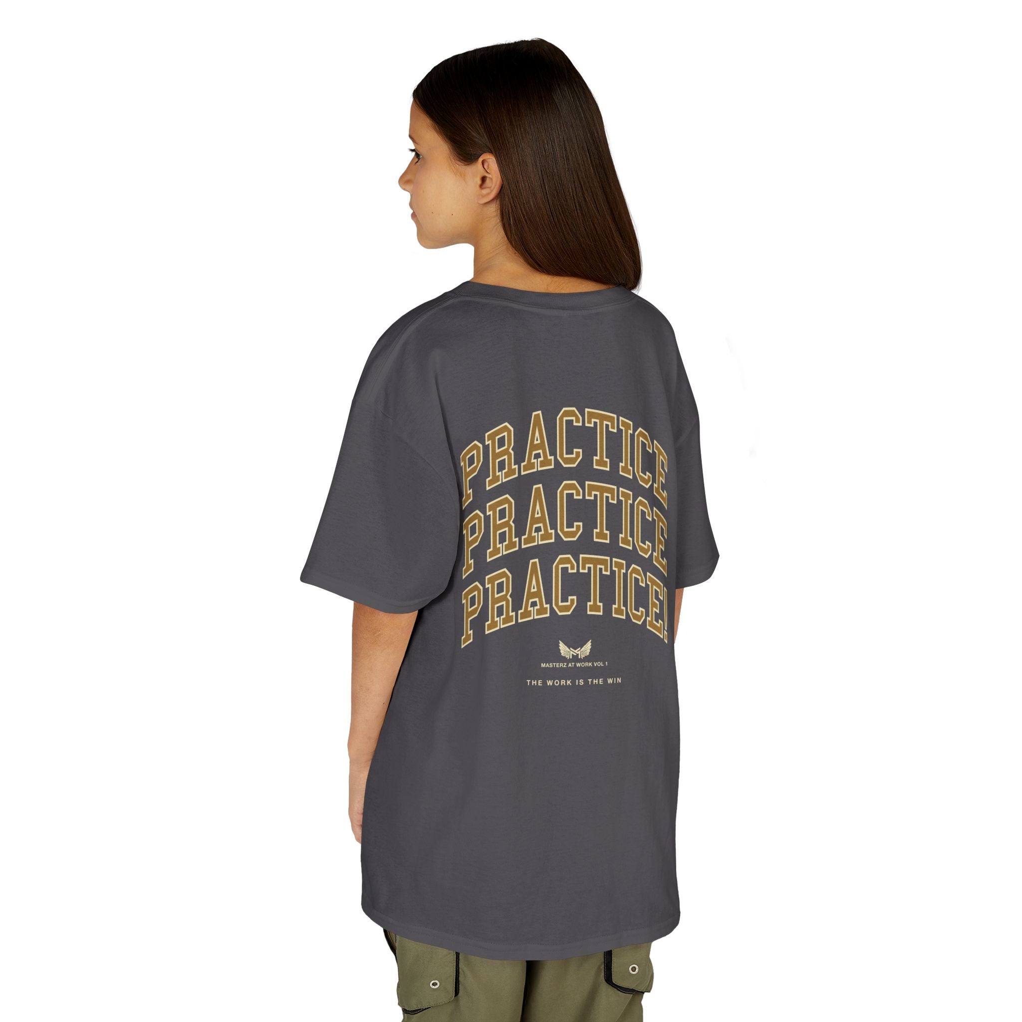 Kids Tee — "Practice Practice PRACTICE" Motivational Tee