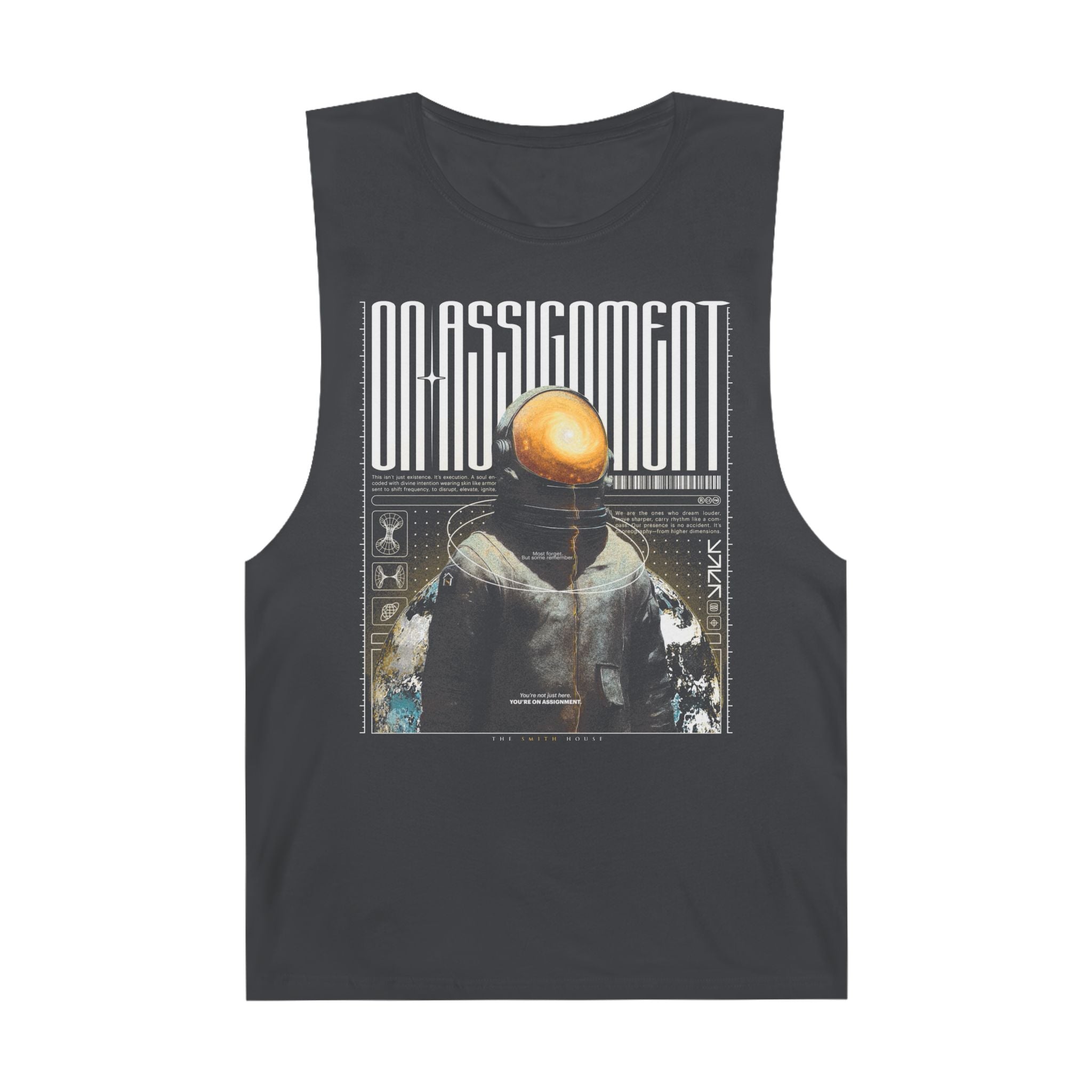 Astro-Inspired Unisex Tank Top, Graphic Sleeveless Shirt, Casual Summer Wear, Perfect Gift for Space Lovers, Festival Attire