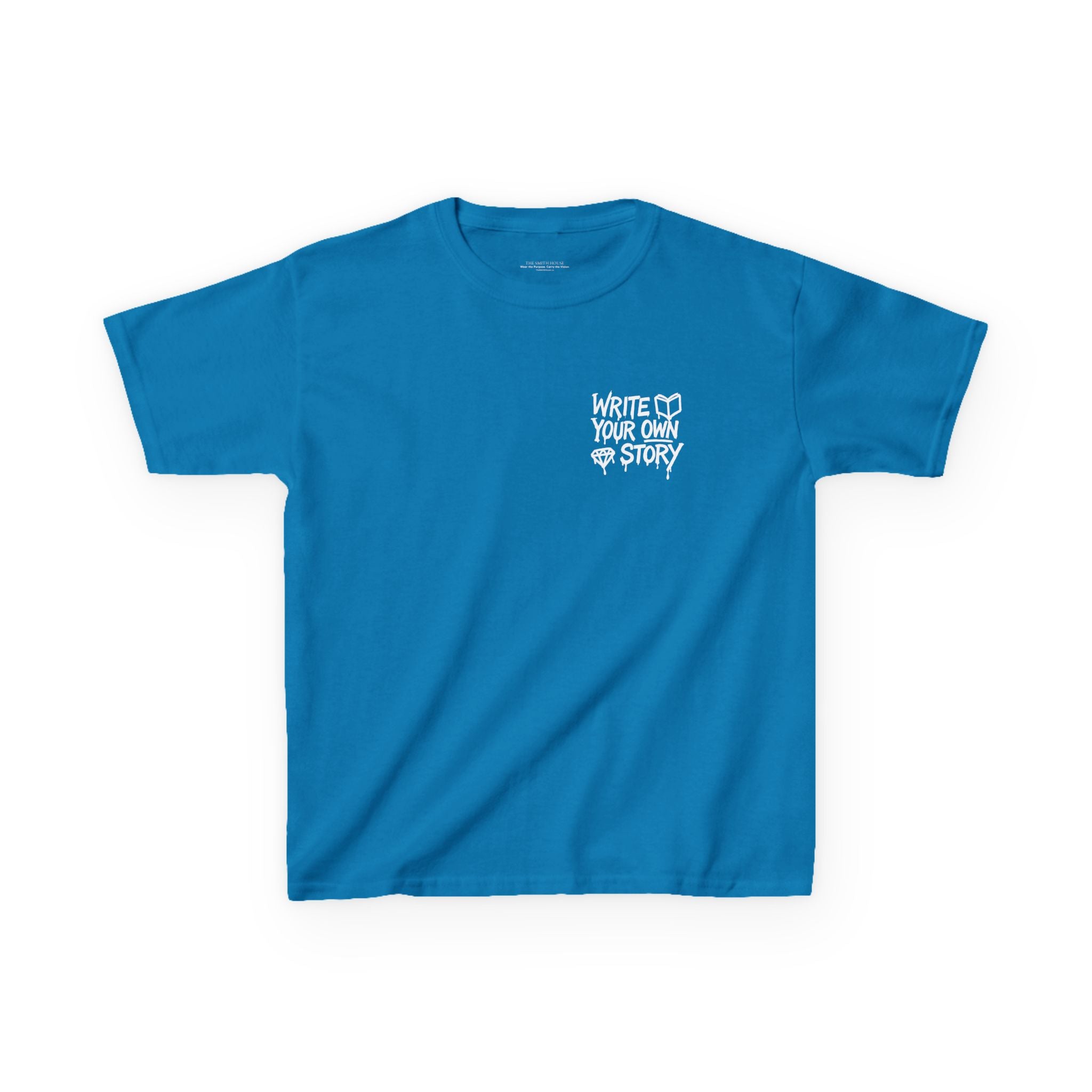 Empowering Kids Tee — "Write Your Own Story" Motivational Graphic T-Shirt