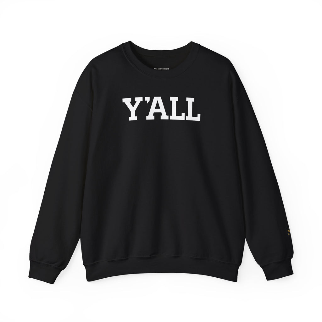 Y'ALL Crewneck Sweatshirt - Cozy Southern Collegiate Pullover