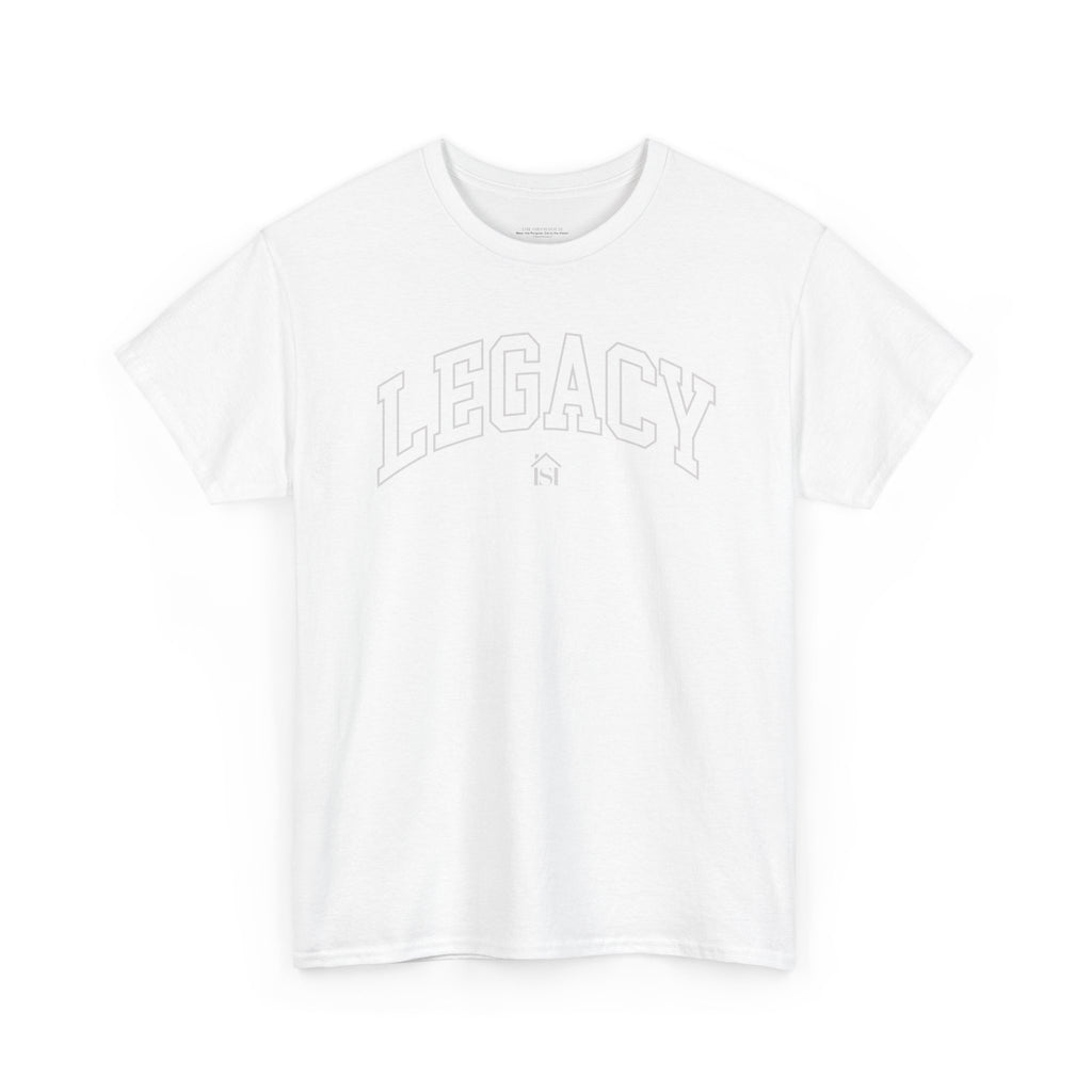 Legacy Graphic Tee — "Legacy" Arch Print Inspirational Cotton Shirt