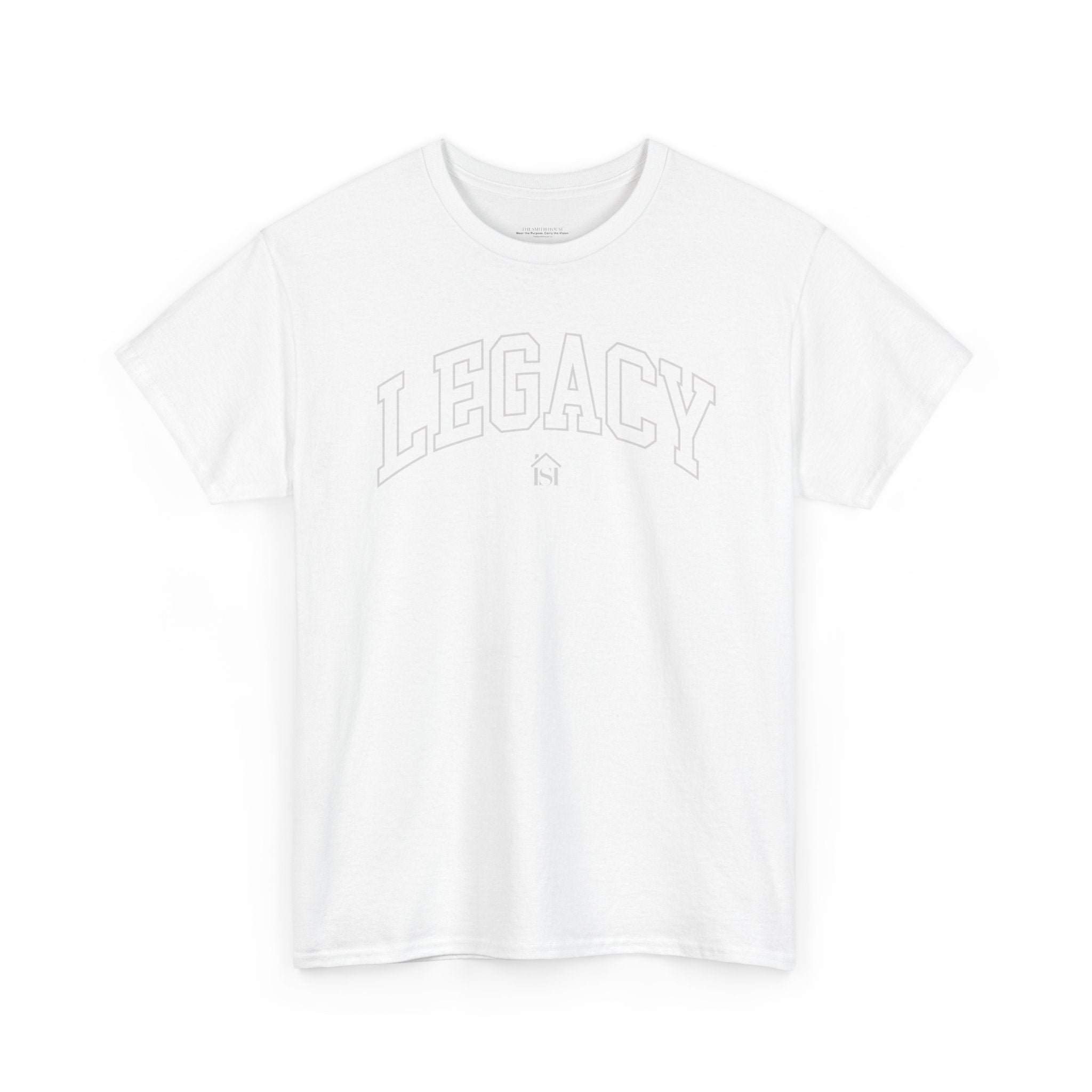 Legacy Graphic Tee — "Legacy" Arch Print Inspirational Cotton Shirt