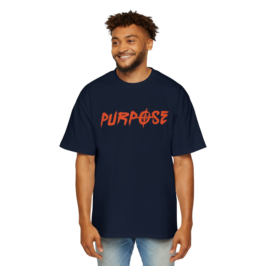 Graphic Tee — “Purpose” Front & Triple Threat Movie Poster Back