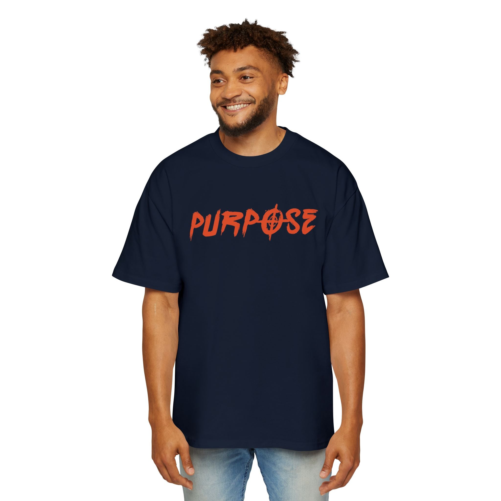 Graphic Tee — “Purpose” Front & Triple Threat Movie Poster Back
