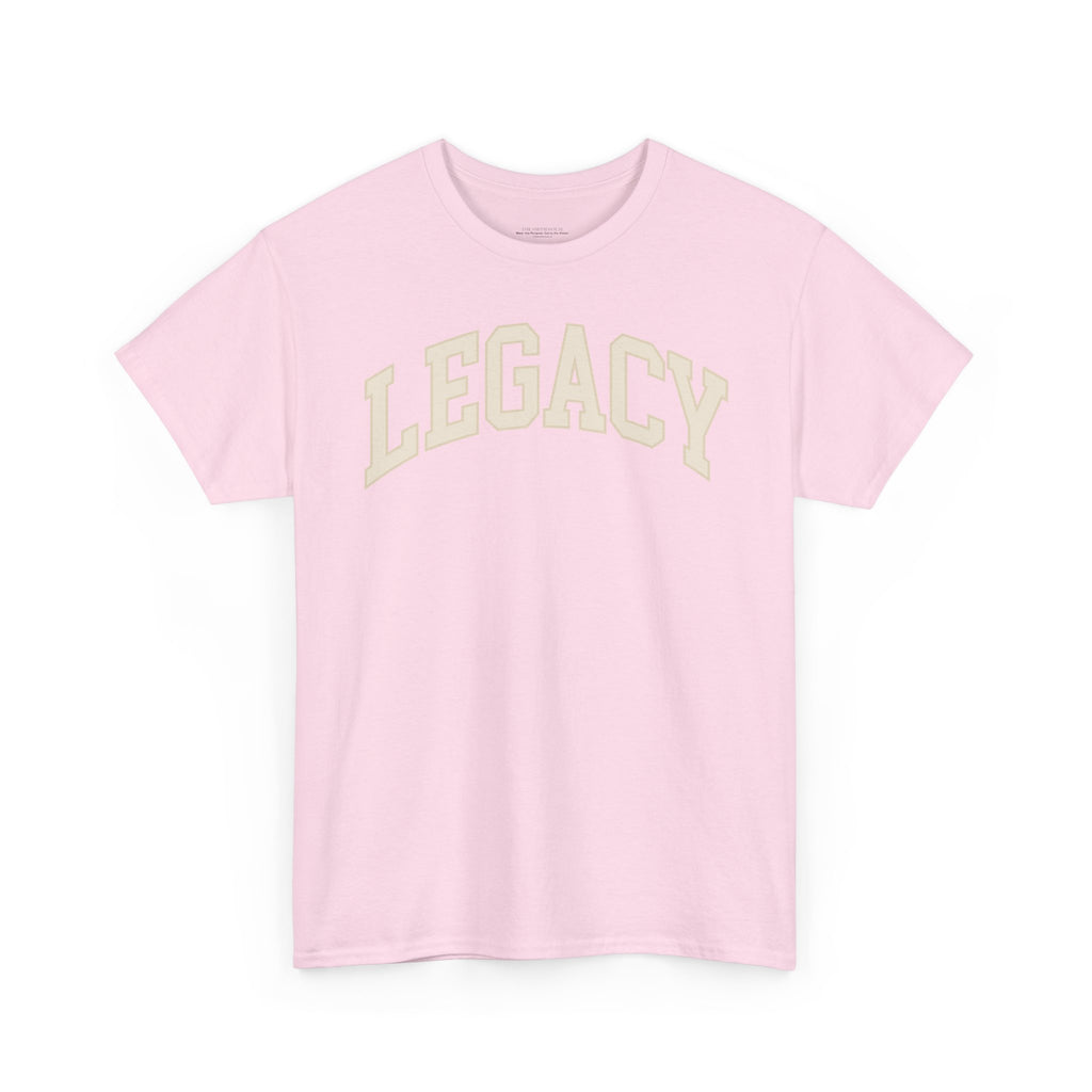 Legacy Graphic Tee — "Legacy" Arch Print Inspirational Cotton Shirt