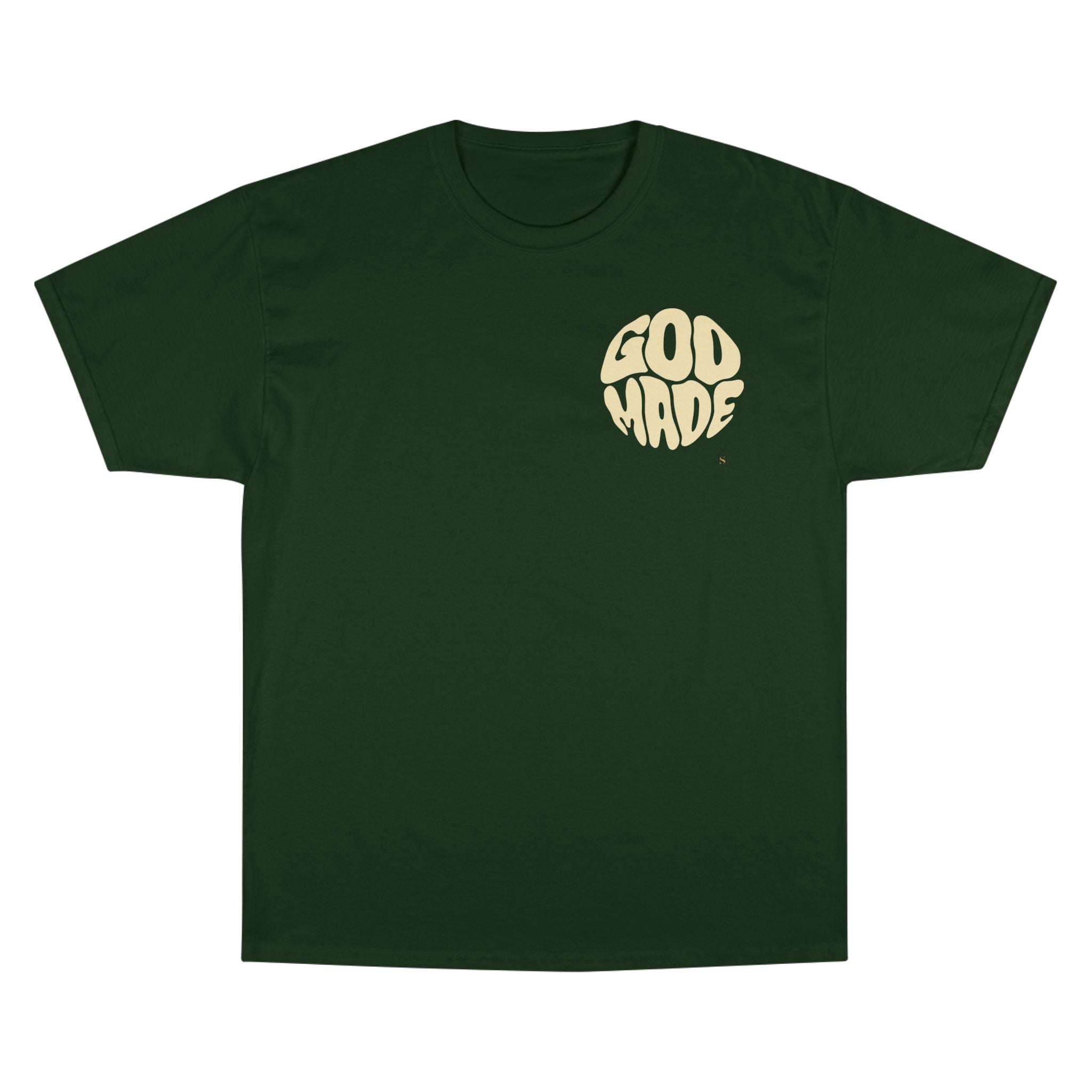 God Made Champion T-Shirt, Casual Wear, Gift for Believers, Inspirational Tee, Everyday Comfort