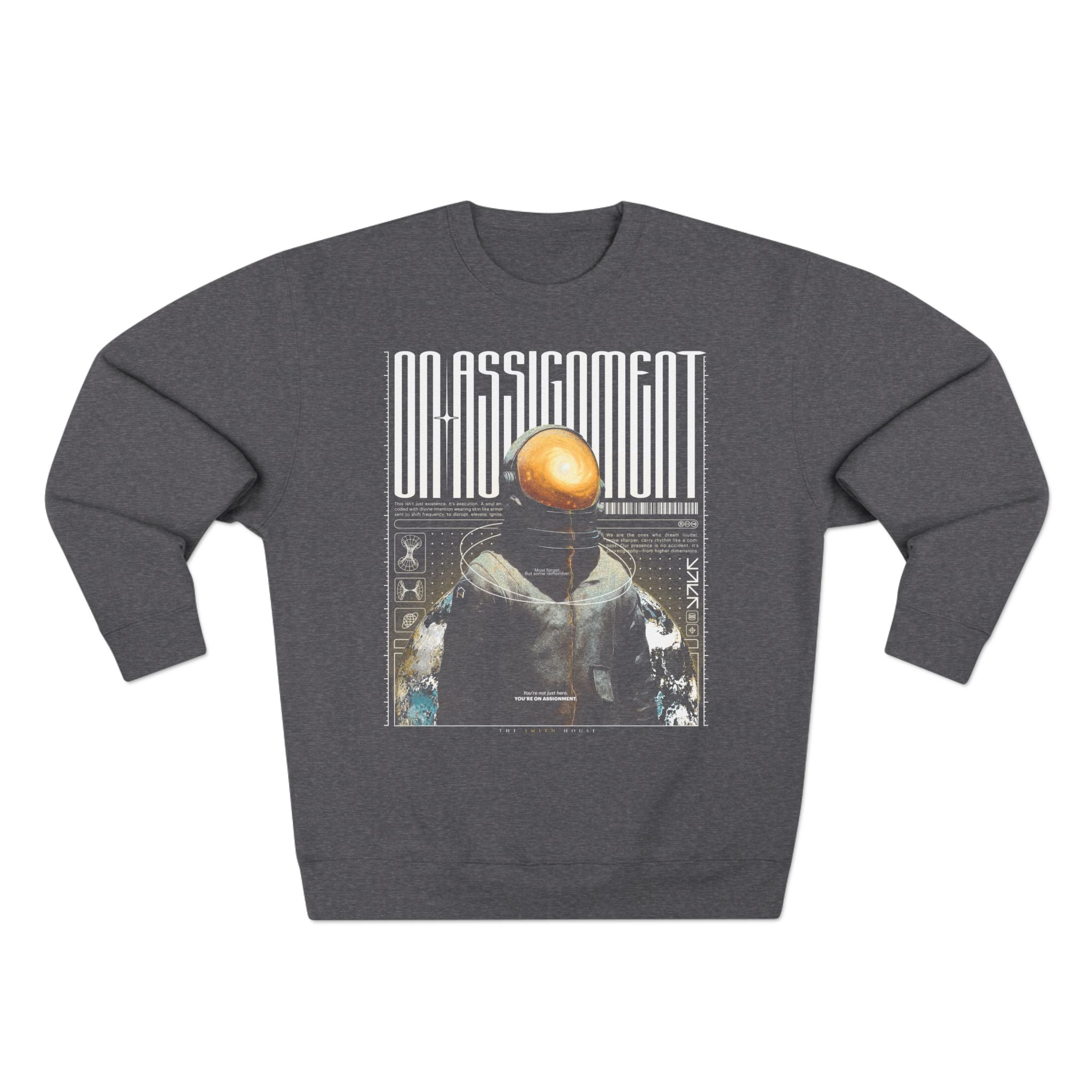 Futuristic Graphic Unisex Crewneck Sweatshirt - Cozy Streetwear, Gift for Tech Lovers, Statement Piece, Perfect for Casual Outings, [...]