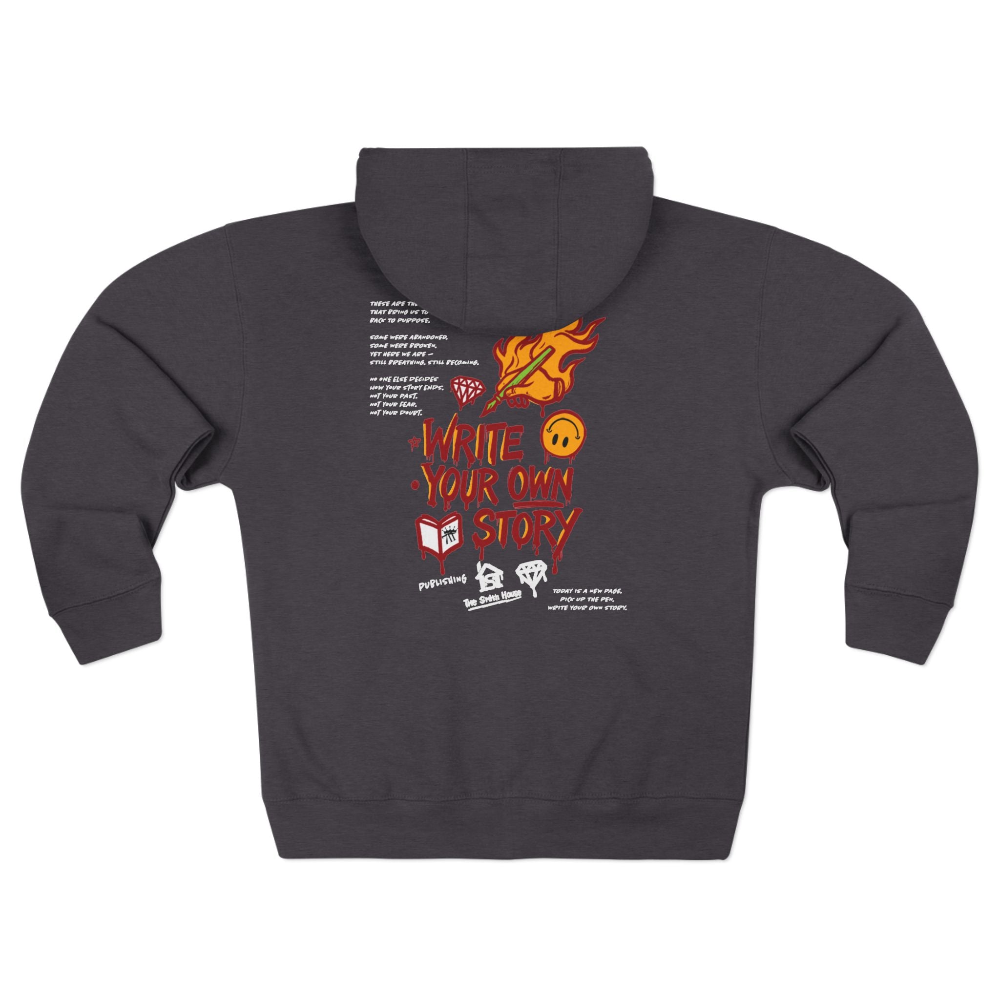 Inspirational Zip Hoodie - Write Your Own Story