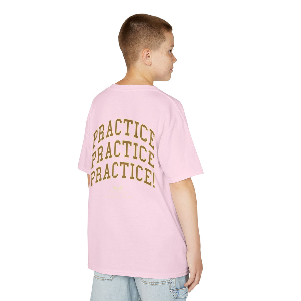 Kids Tee — "Practice Practice PRACTICE" Motivational Tee