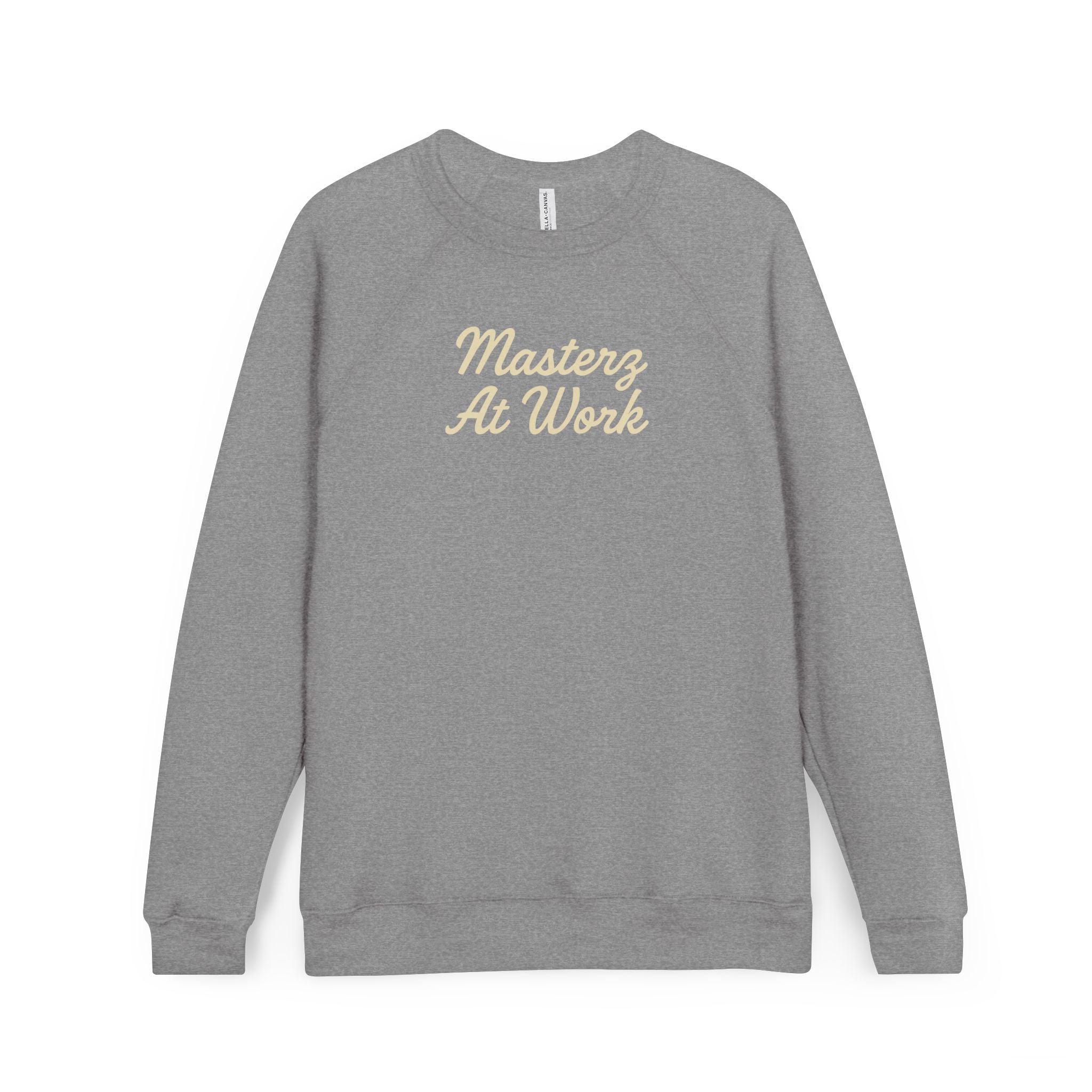 Masterz At Work Raglan Sweatshirt – "Practice Practice Practice" Back Graphic