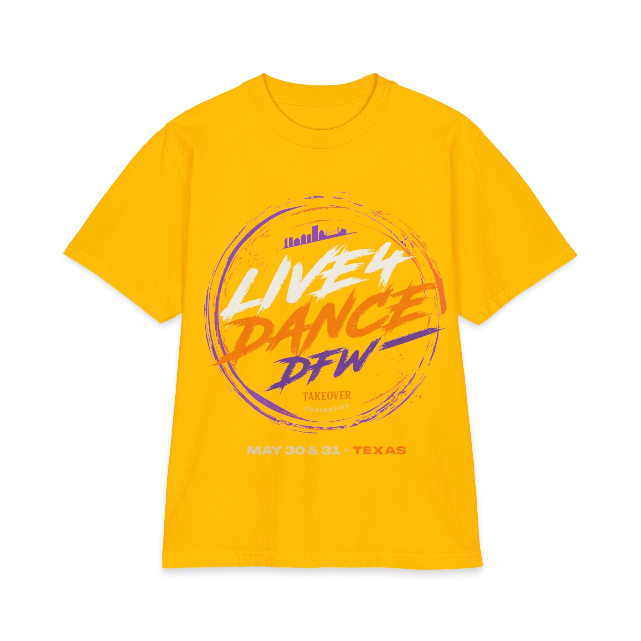 Live 4 Dance DFW Takeover T-Shirt — Live4LoveCharities Dance Convention Shirt