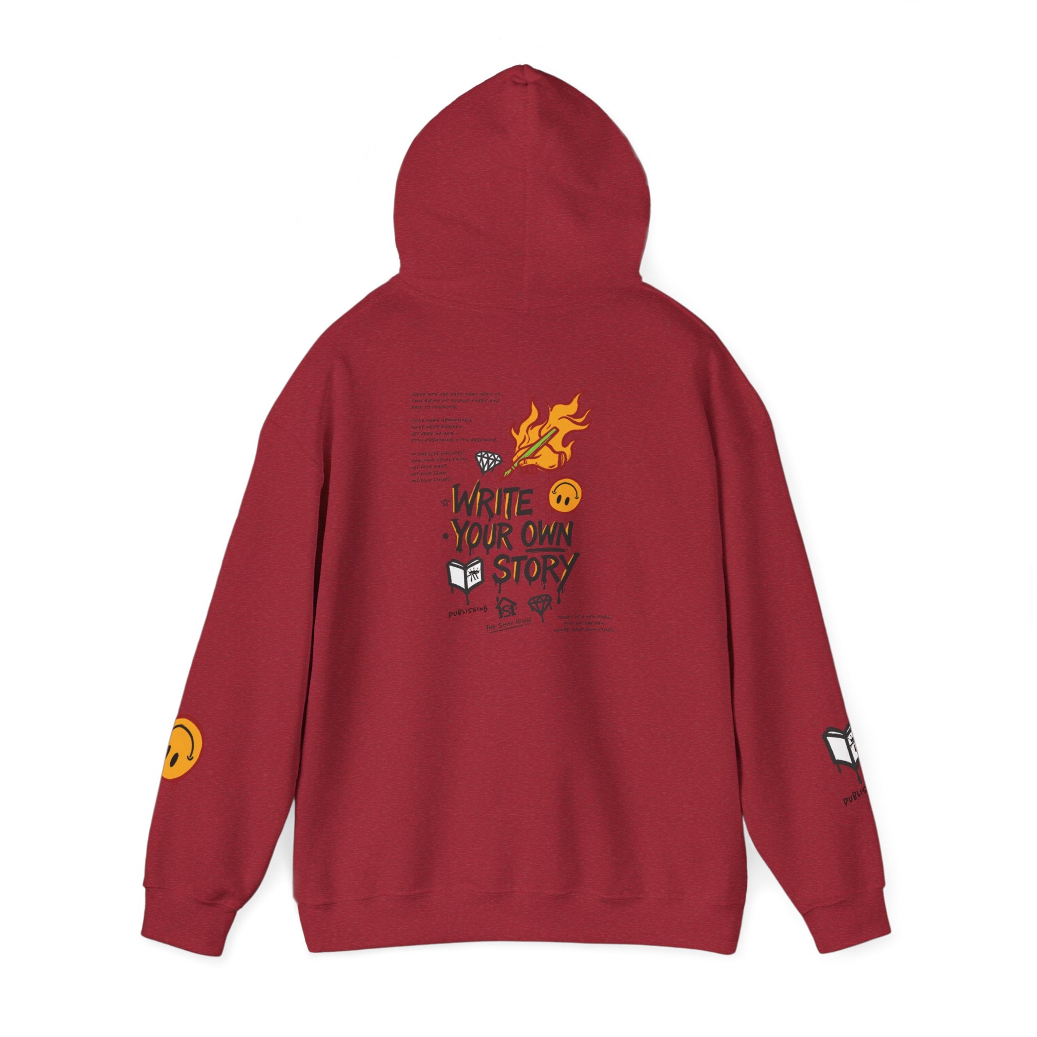 Hoodie — "Write Your Own Story" Inspirational Graphic Hoodie