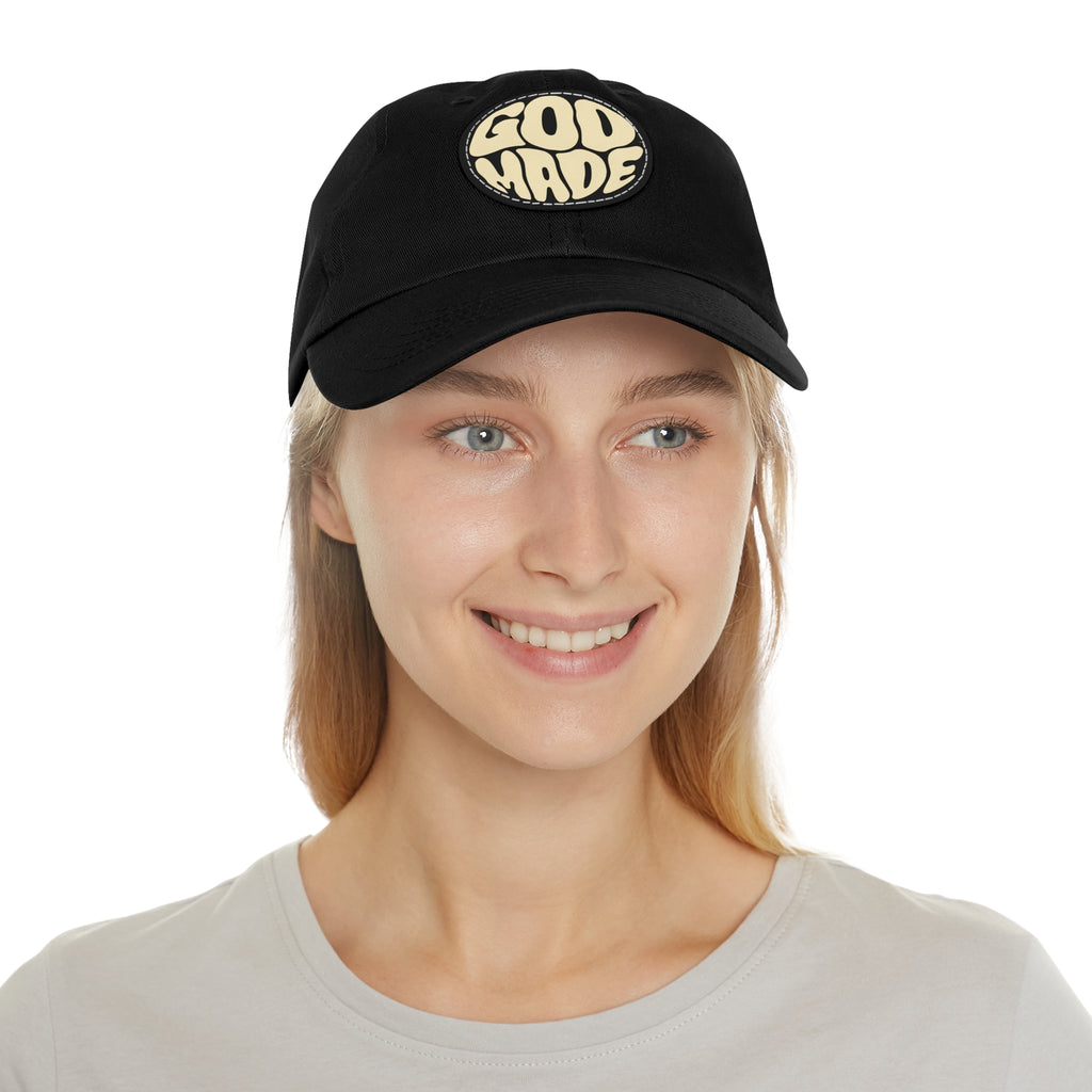 God Made Leather Patch Dad Hat, Casual Cap for Everyday Wear, Perfect Gift for Dads and Nature Lovers, Summer Accessory, Adjustable [...]