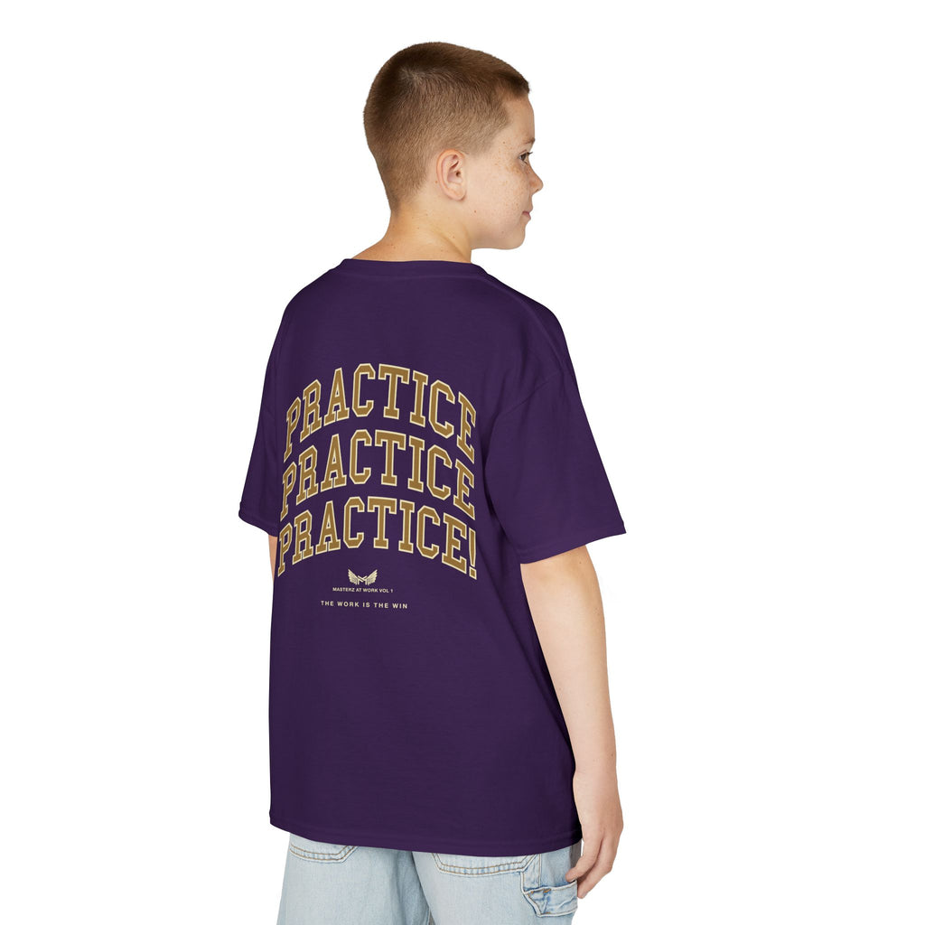 Kids Tee — "Practice Practice PRACTICE" Motivational Tee