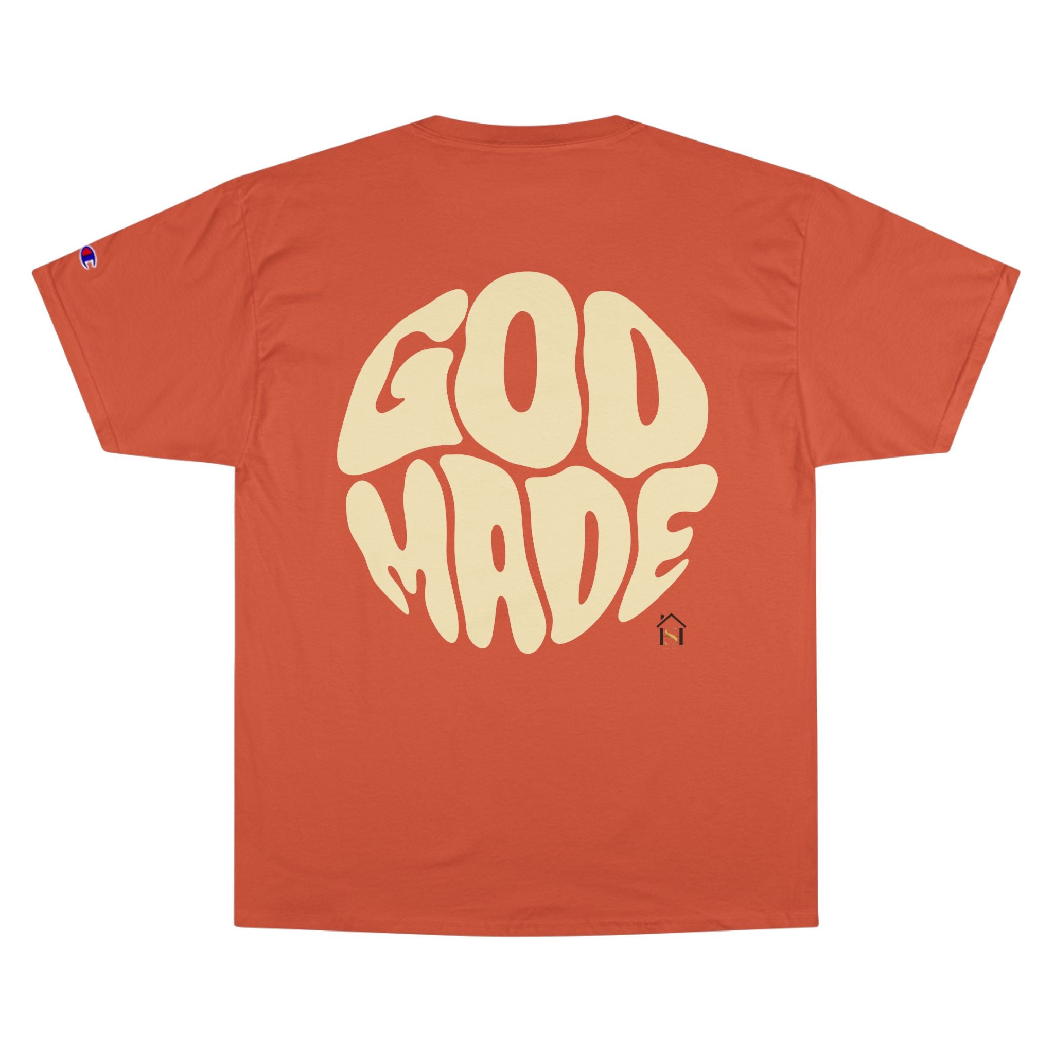 God Made Champion T-Shirt, Casual Wear, Gift for Believers, Inspirational Tee, Everyday Comfort
