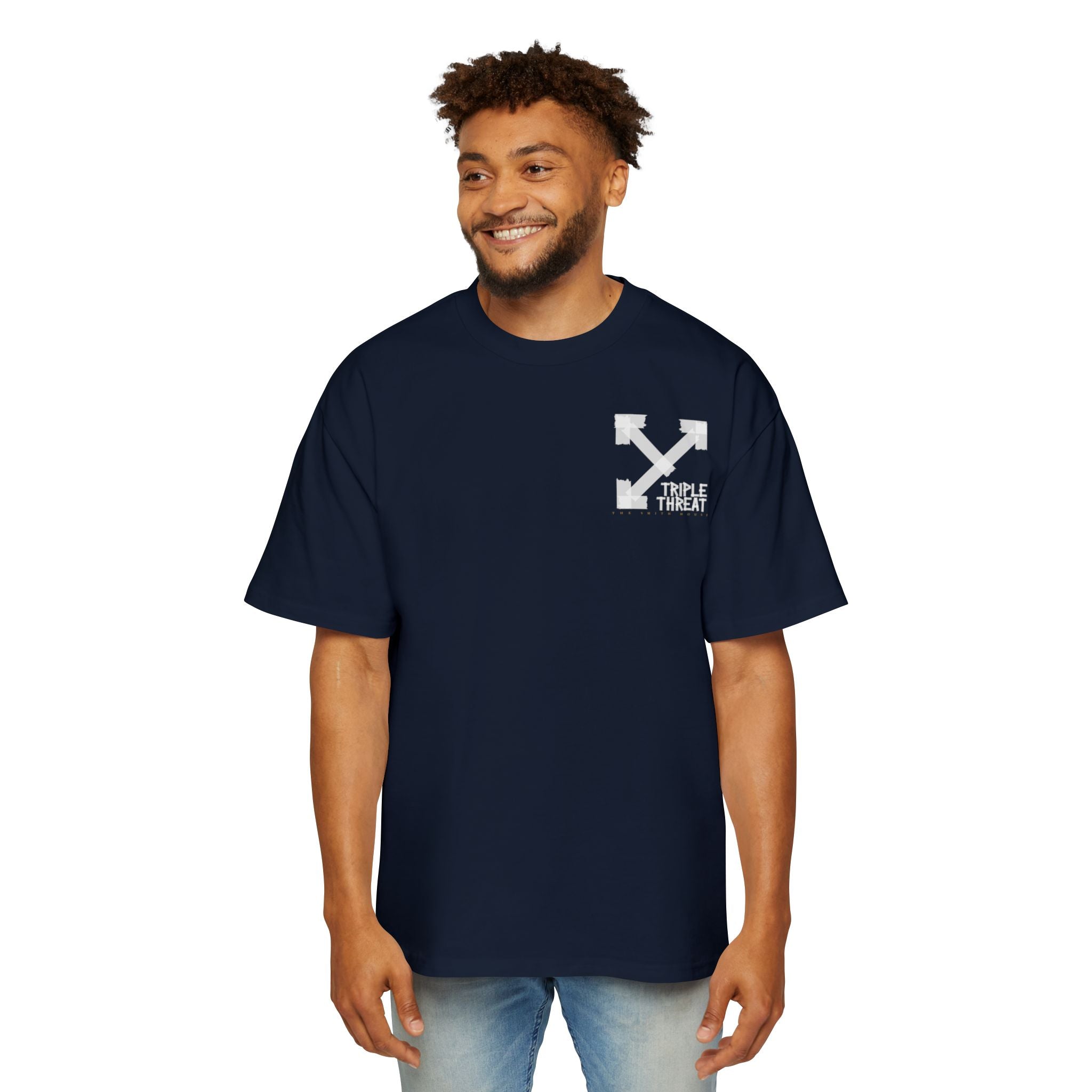 Men's Heavy Oversized Tee - Casual Graphic Tee, Streetwear Style Shirt, Trendy Everyday Wear, Gift for Him, Cool Summer Tee