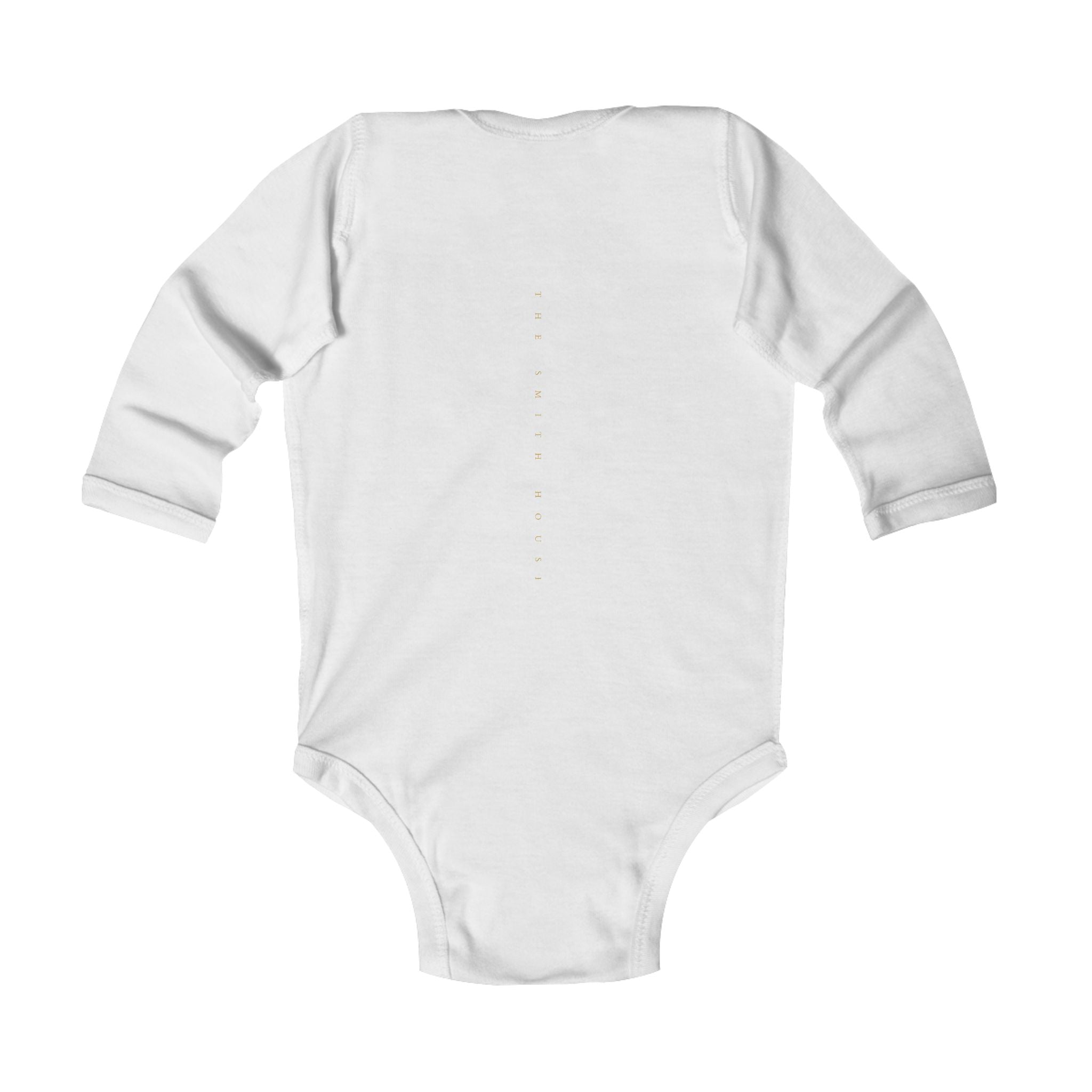 Infant Bodysuit - "God Made" Red Graphic Baby Onesie (Long Sleeve)