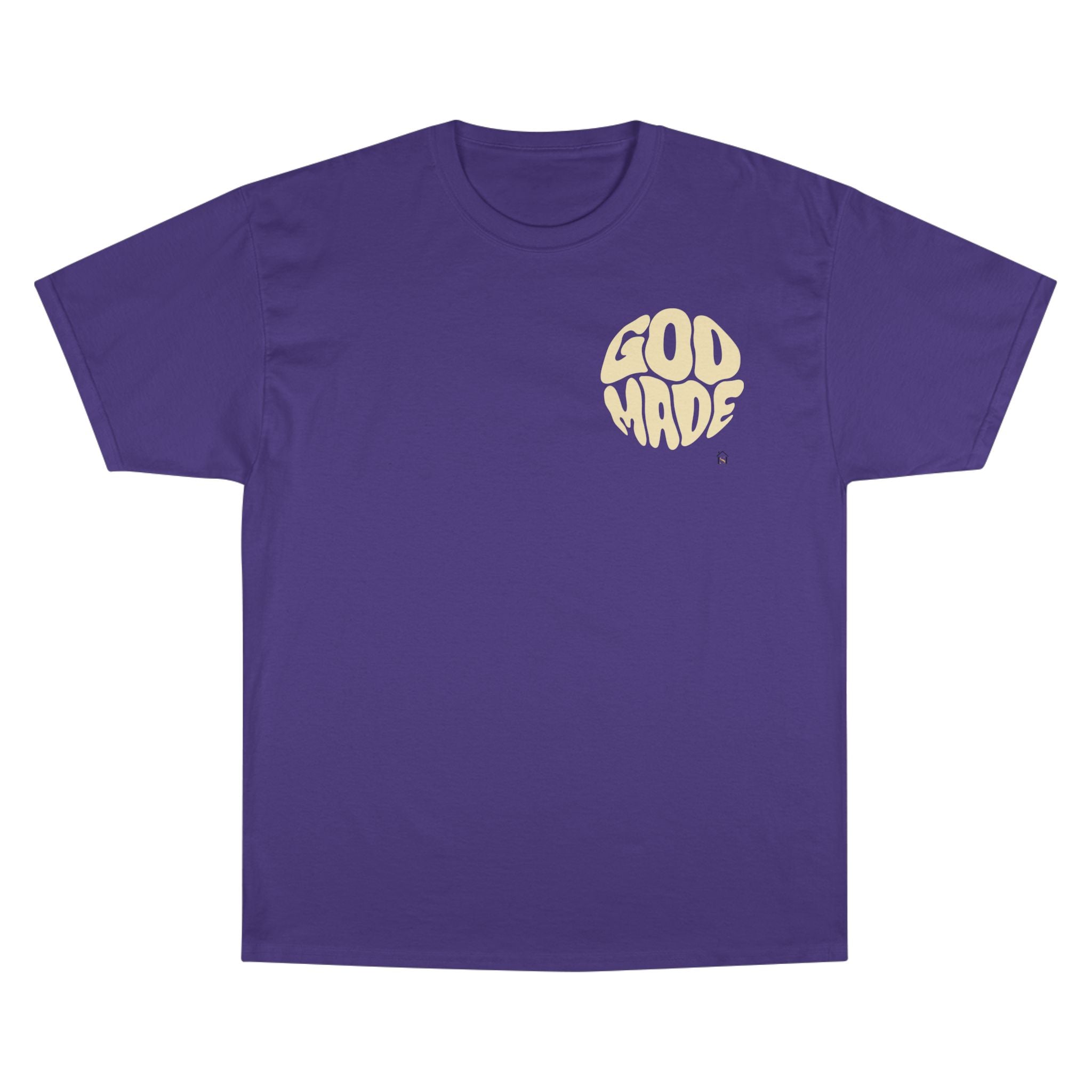 God Made Champion T-Shirt, Casual Wear, Gift for Believers, Inspirational Tee, Everyday Comfort