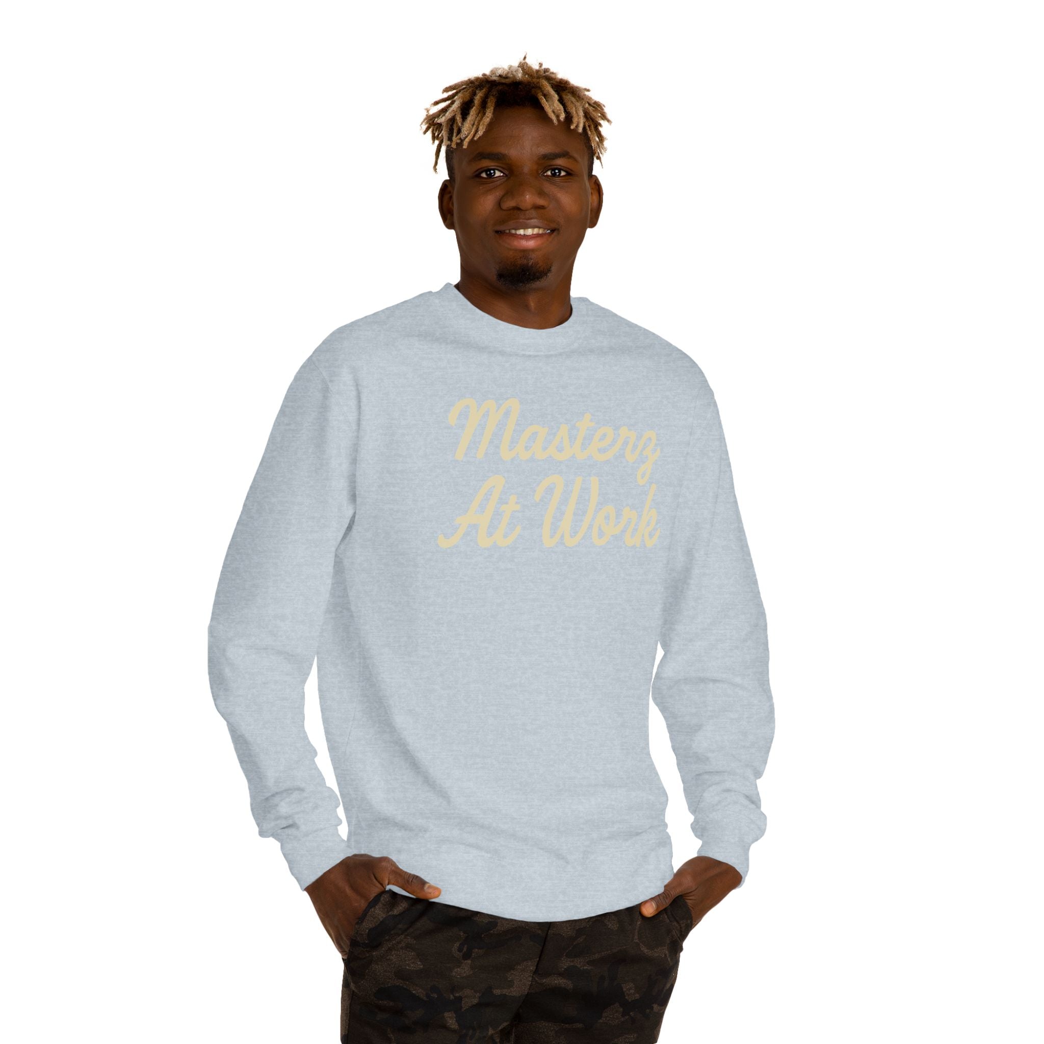 Practice Practice Practice! Crewneck Sweatshirt — "Masterz At Work" Motivational Musician Sweatshirt