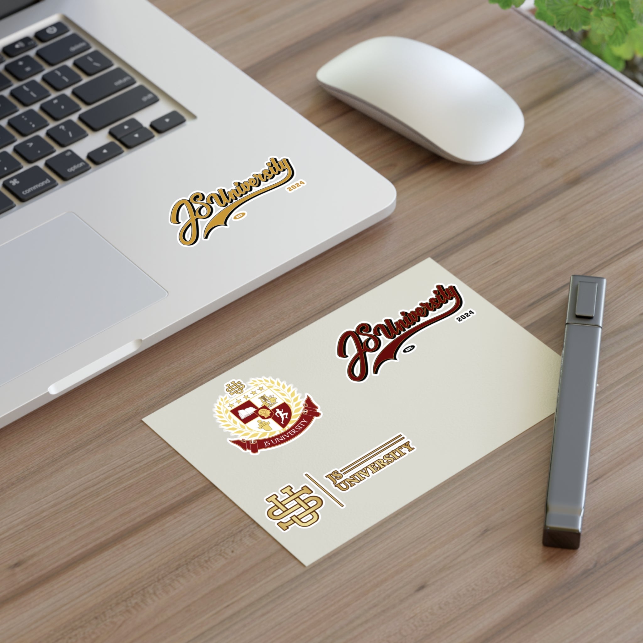 JS University Sticker Sheets - College Spirit Stickers for Students & Alumni
